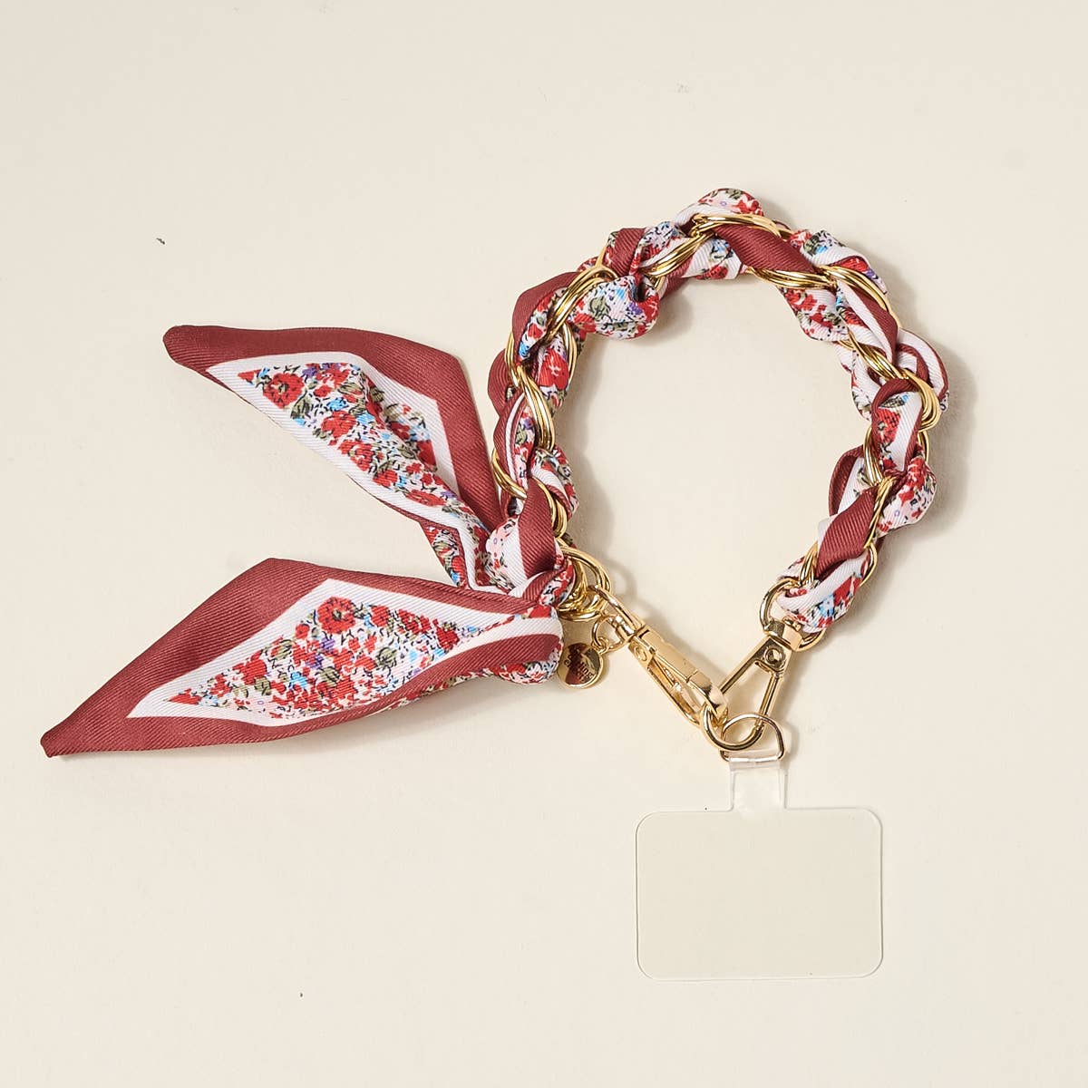 Phone Scarf–Crimson Rose