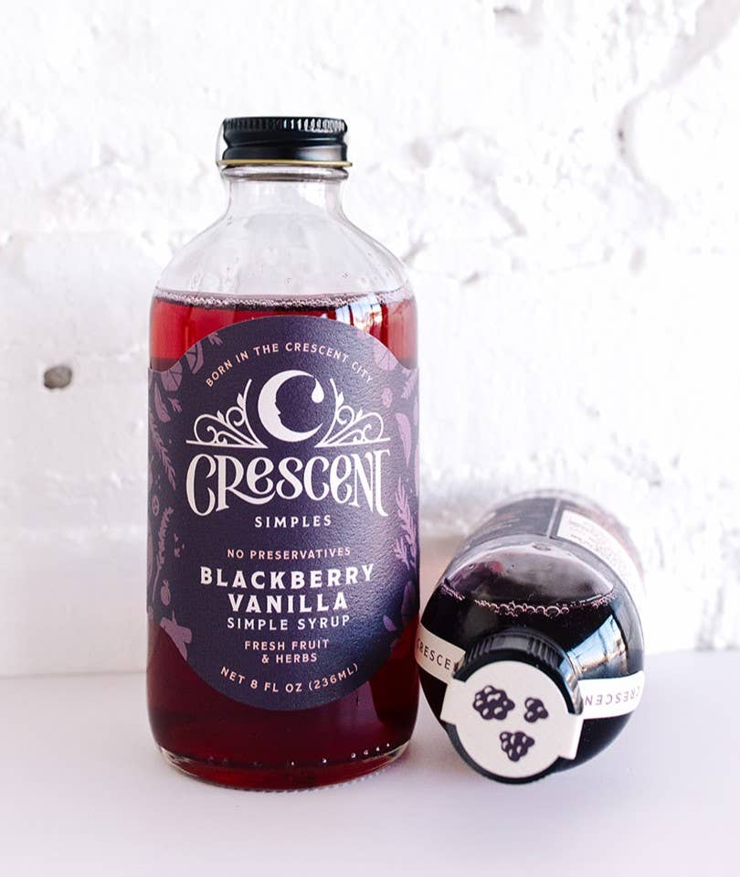 Blackberry Vanilla Simple Syrup 8oz