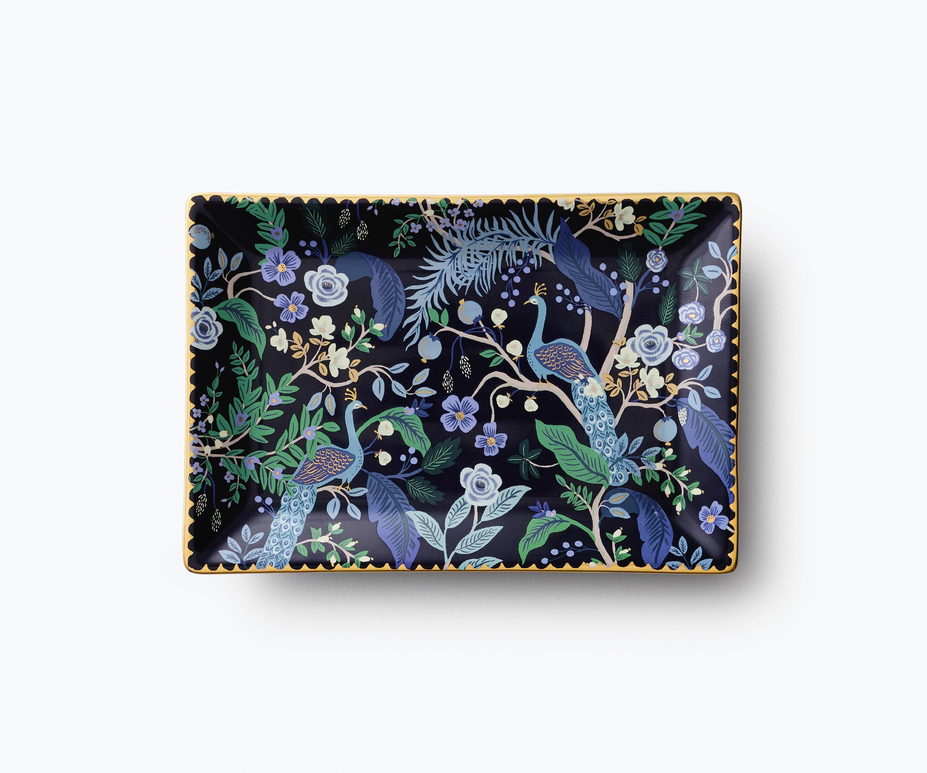 Peacock Catchall Tray