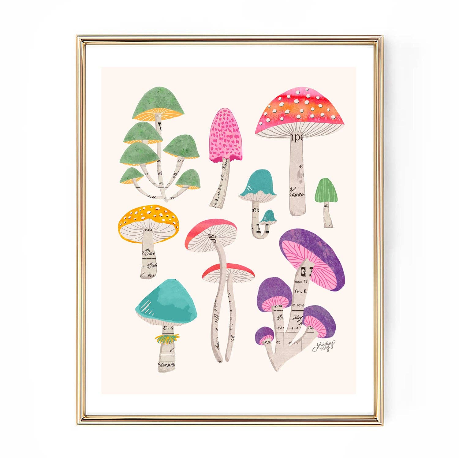 Mushrooms - Art Print