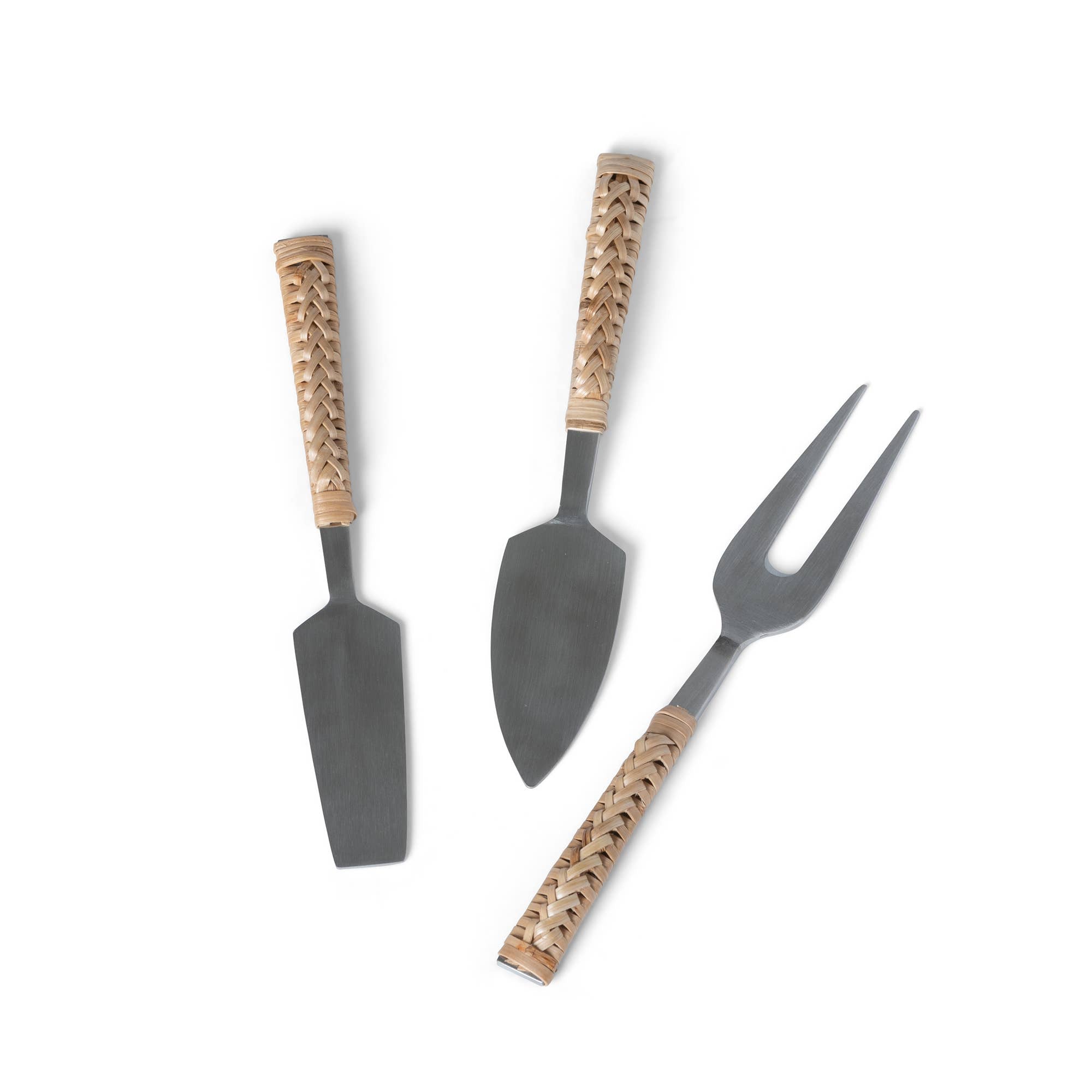 Bamboo Handle Cheese Server - 3 pc set