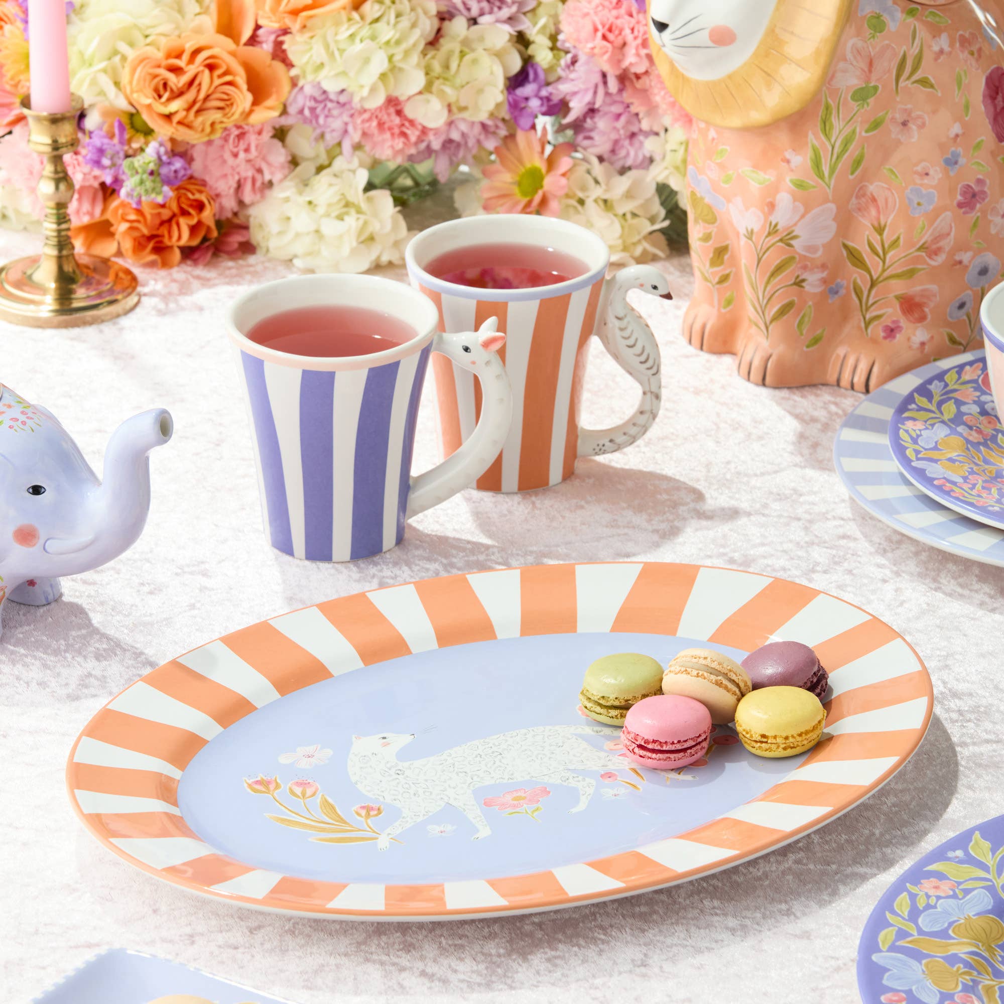 Menagerie Oval Platter