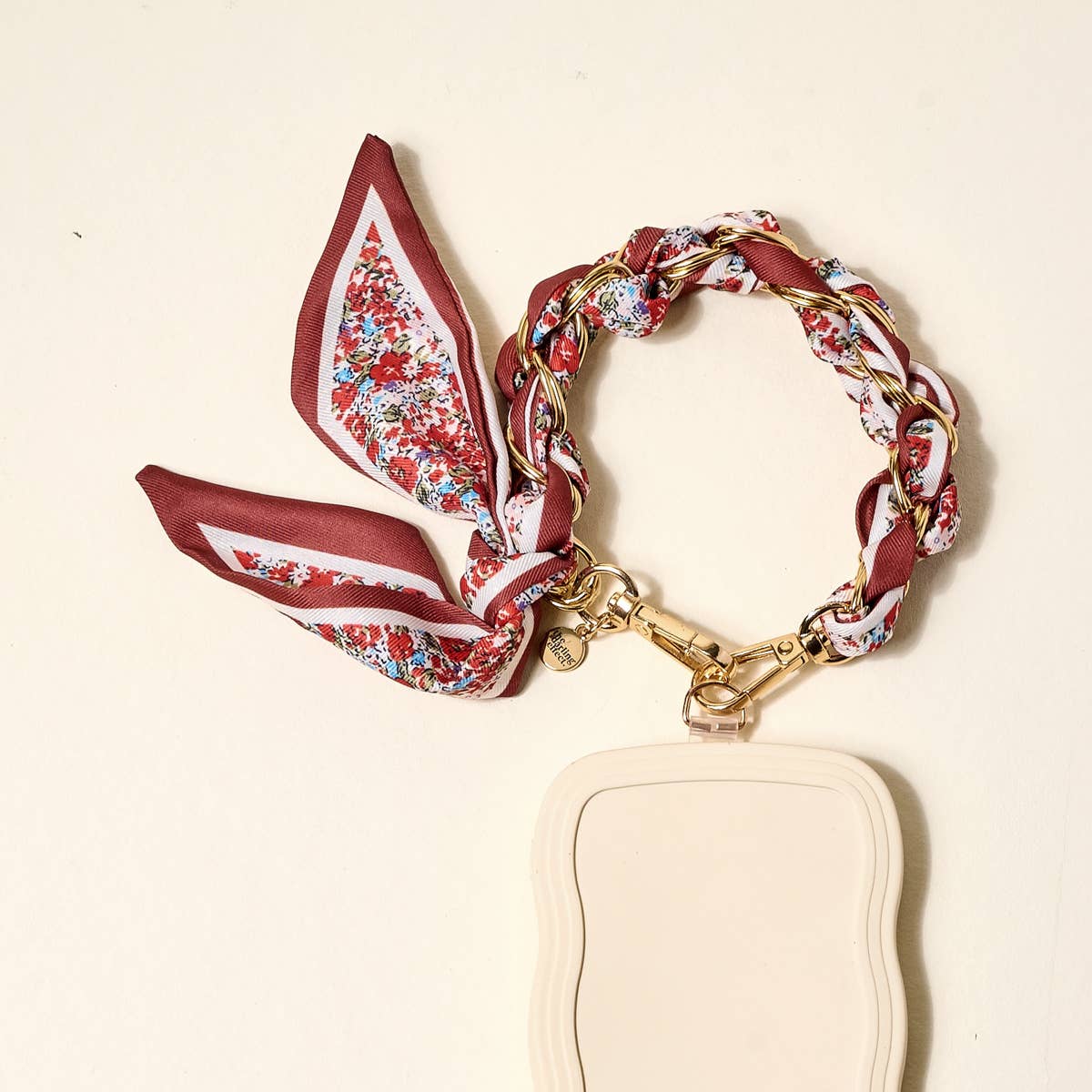 Phone Scarf–Crimson Rose