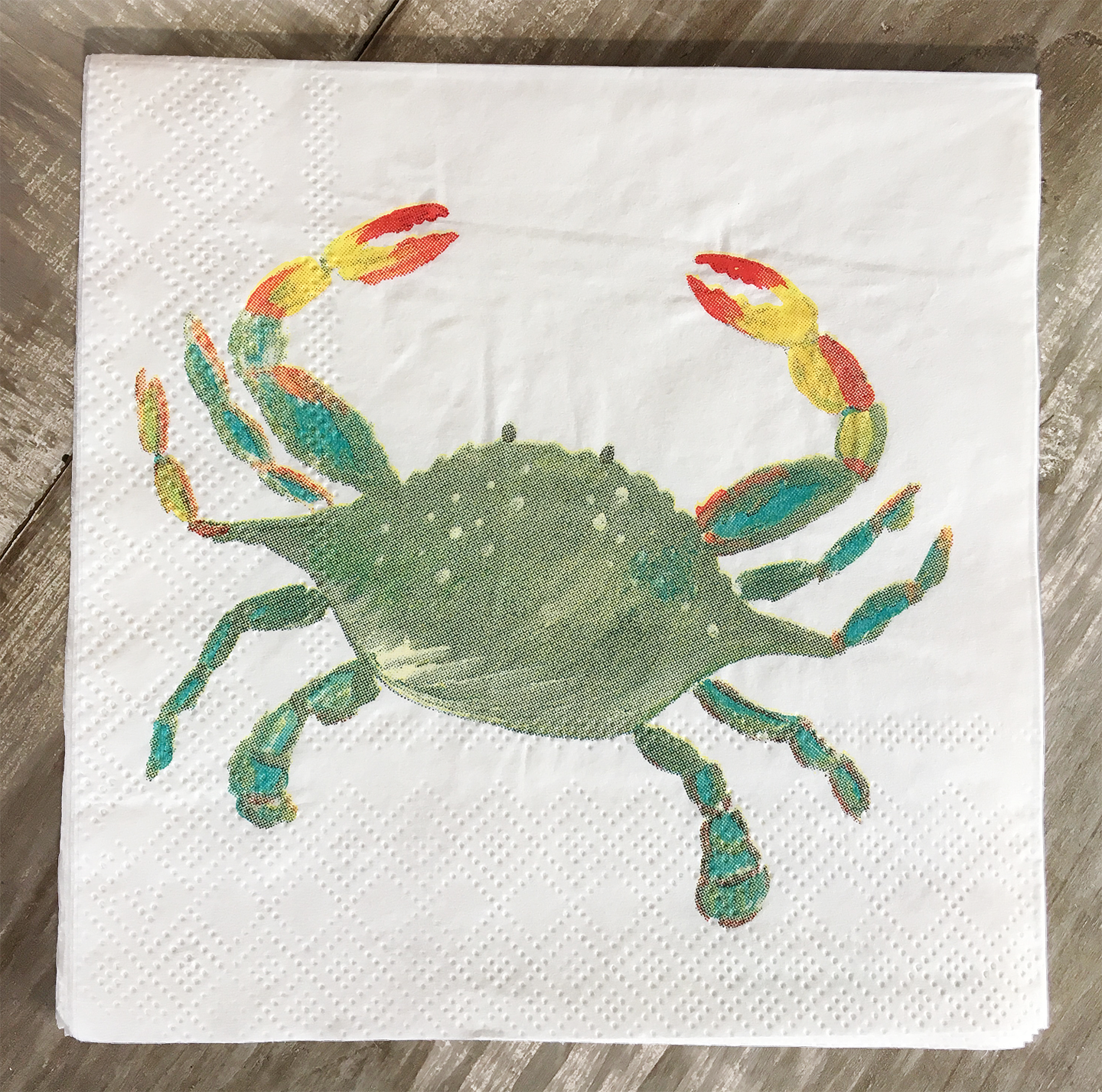 Blue Crab Cocktail Napkins