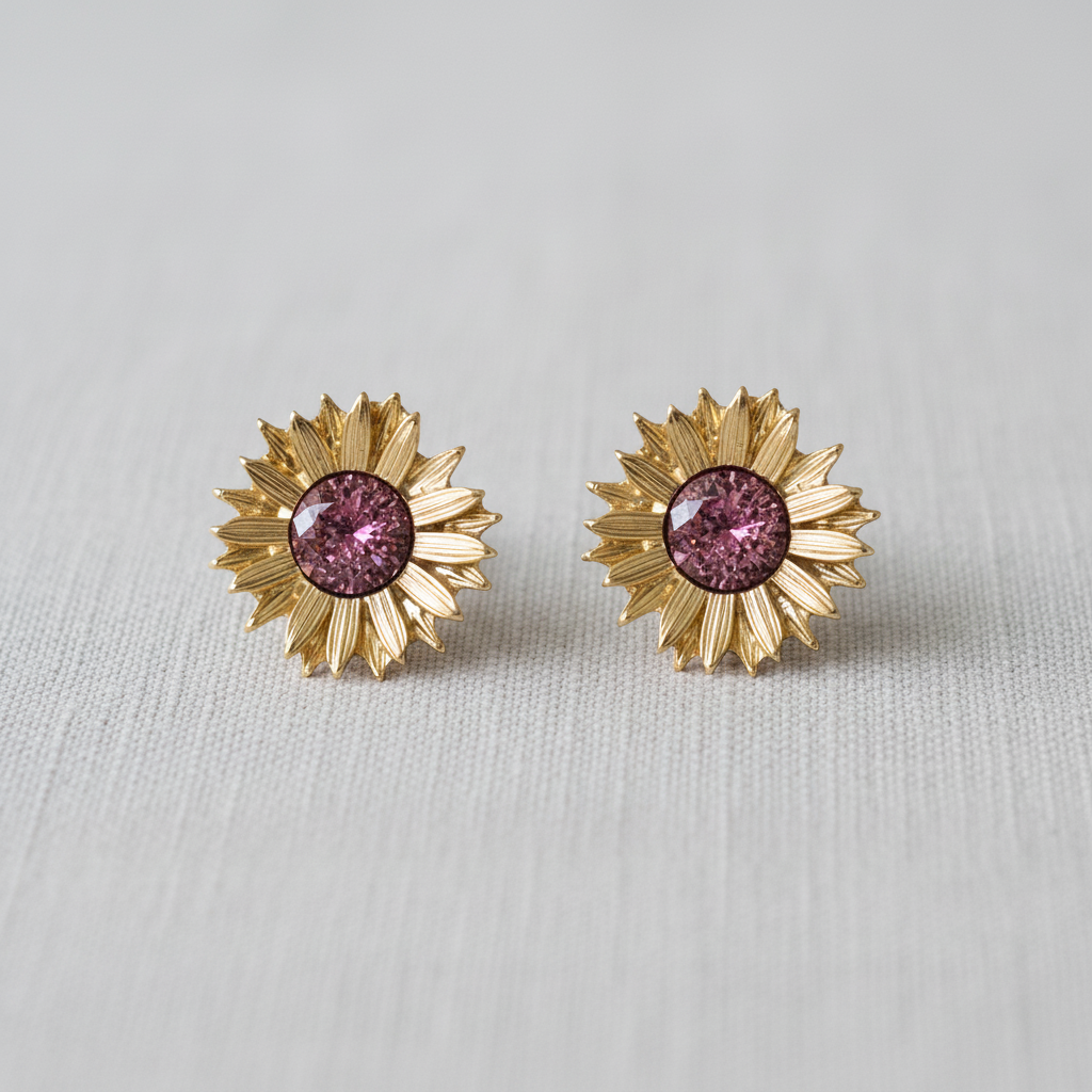 Vintage Flower Earrings