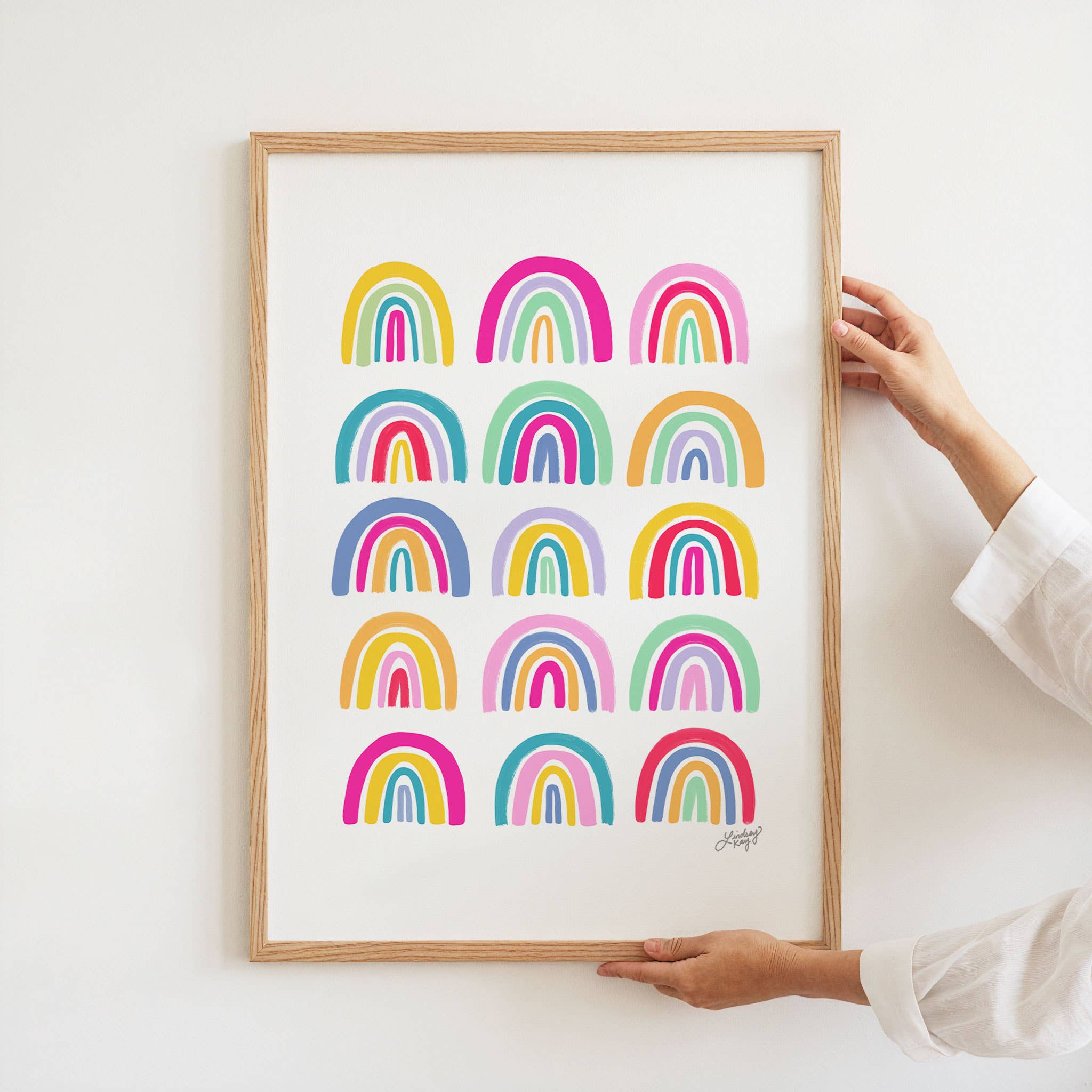 Colorful Rainbows - Art Print