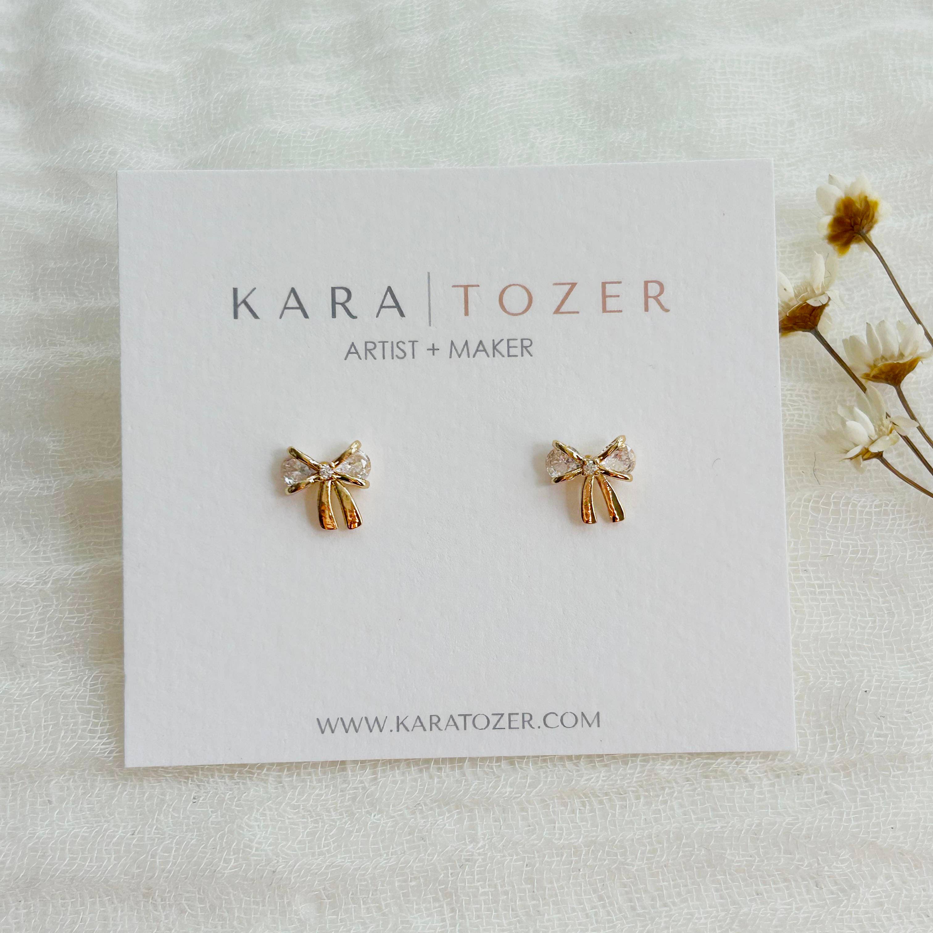 Bow Stud Earrings