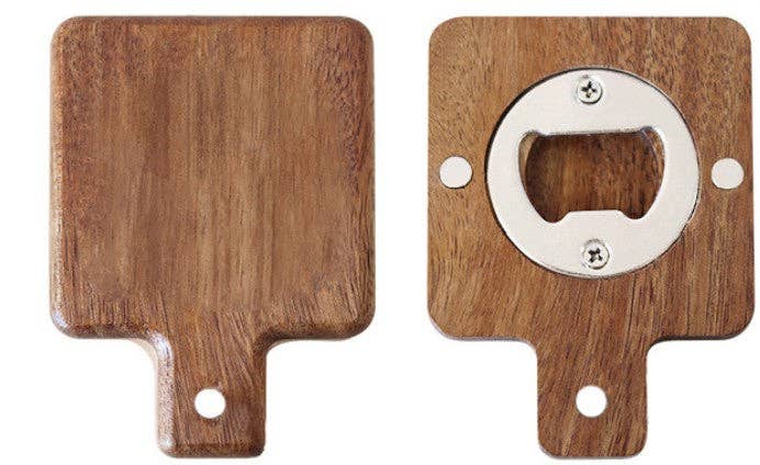 Wood Bottle Opener Coaster