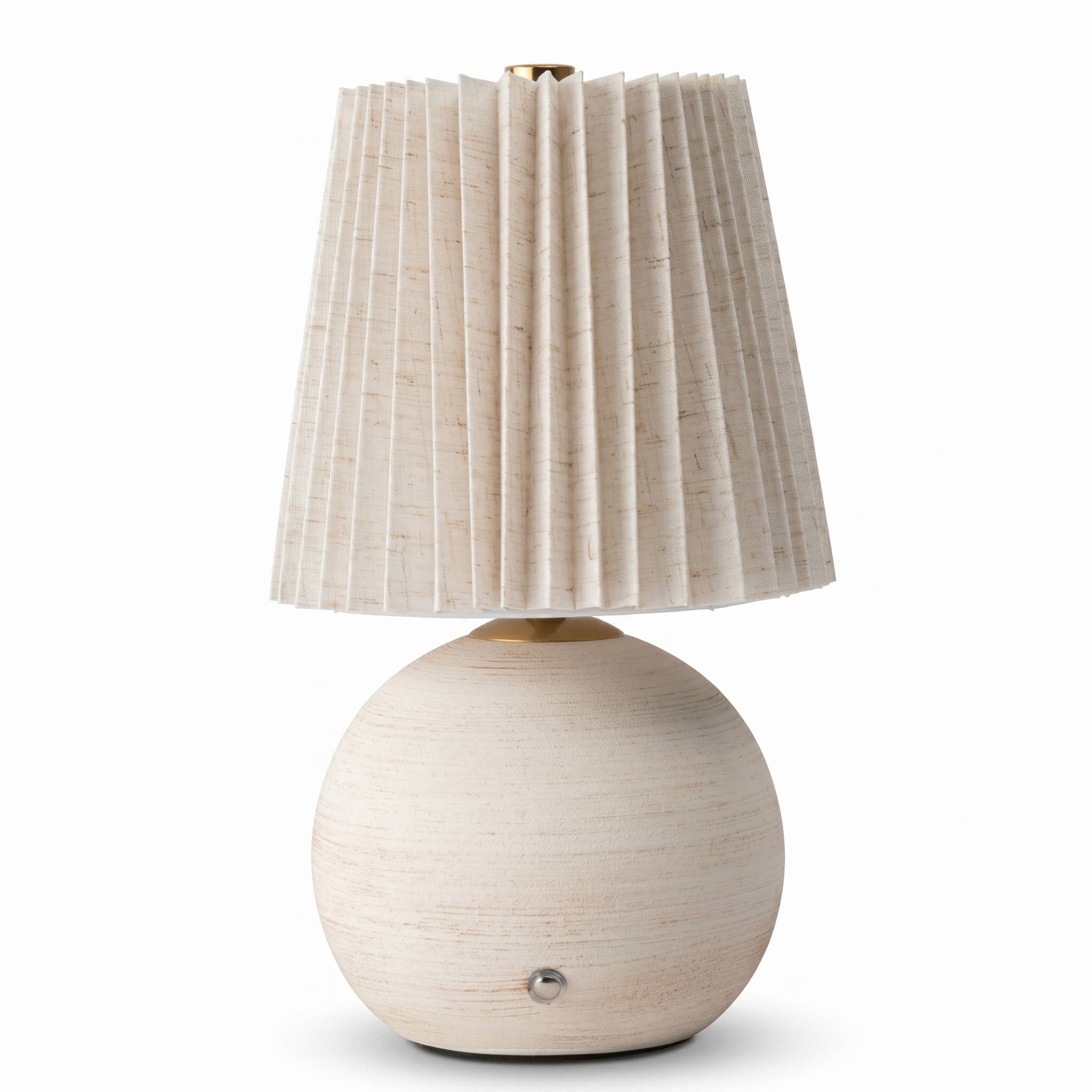 Ivory Rechargeable Ceramic Touch Lamp