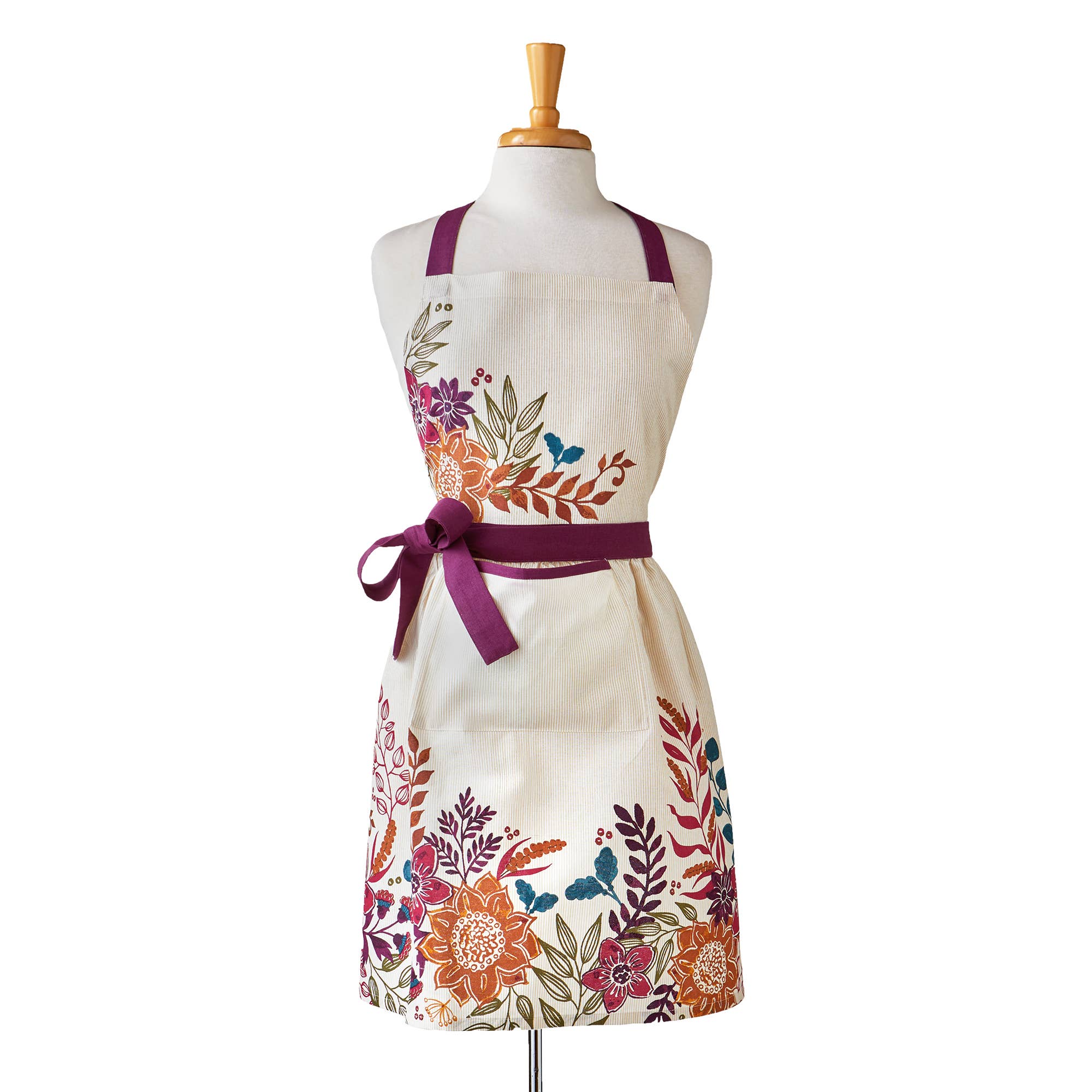 Autumn Bloom Cotton Apron