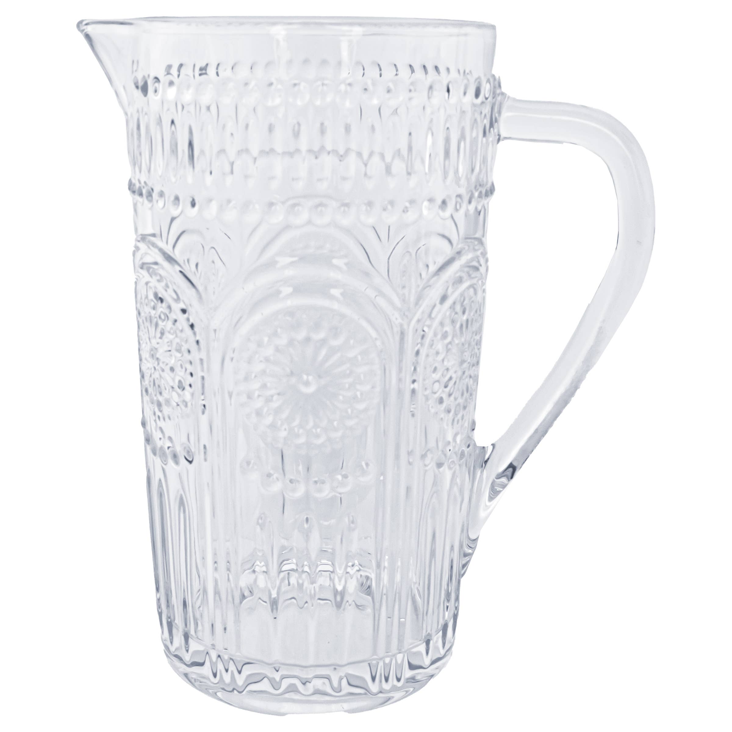 Clear Glass Pitcher, 36 oz