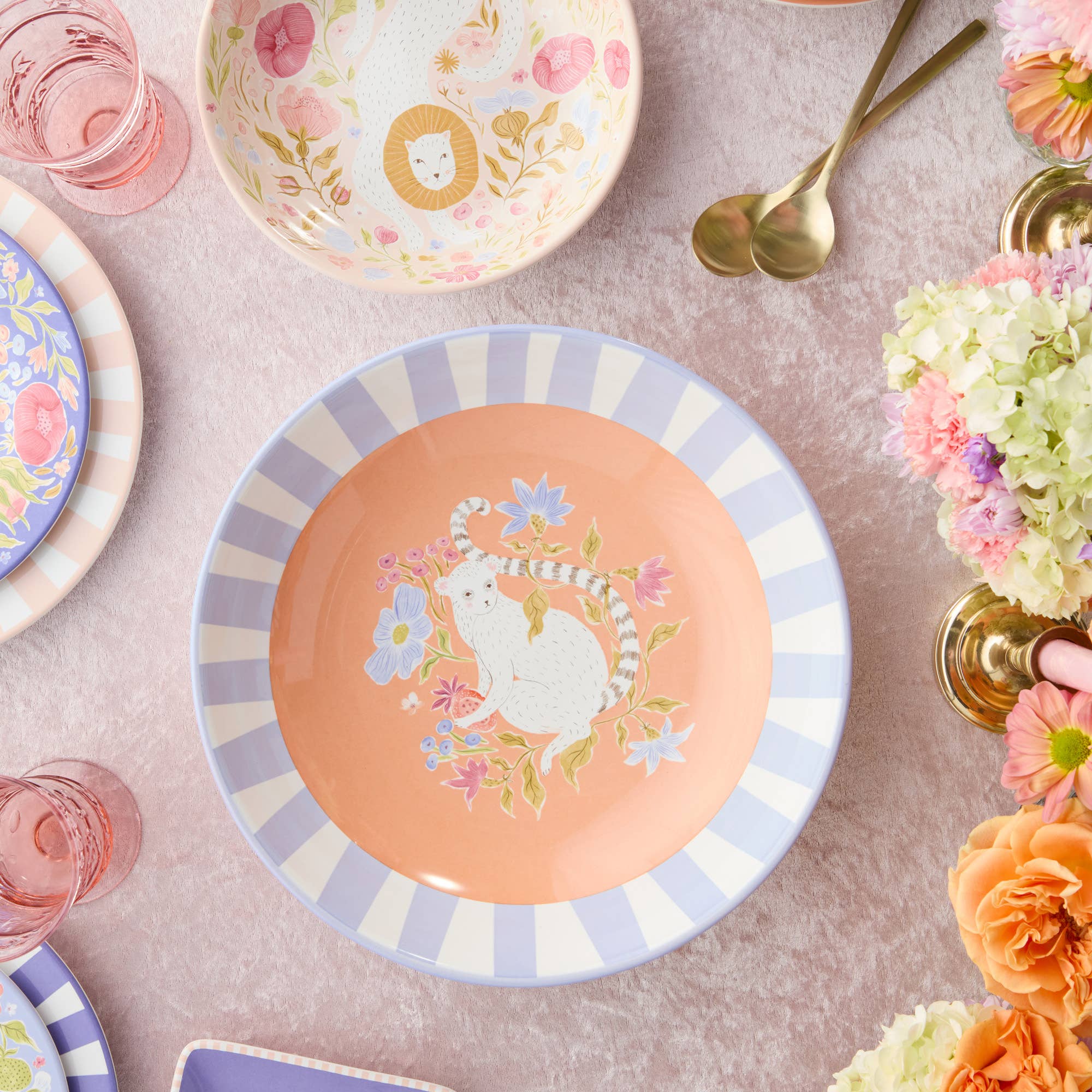 Menagerie Serving Bowl