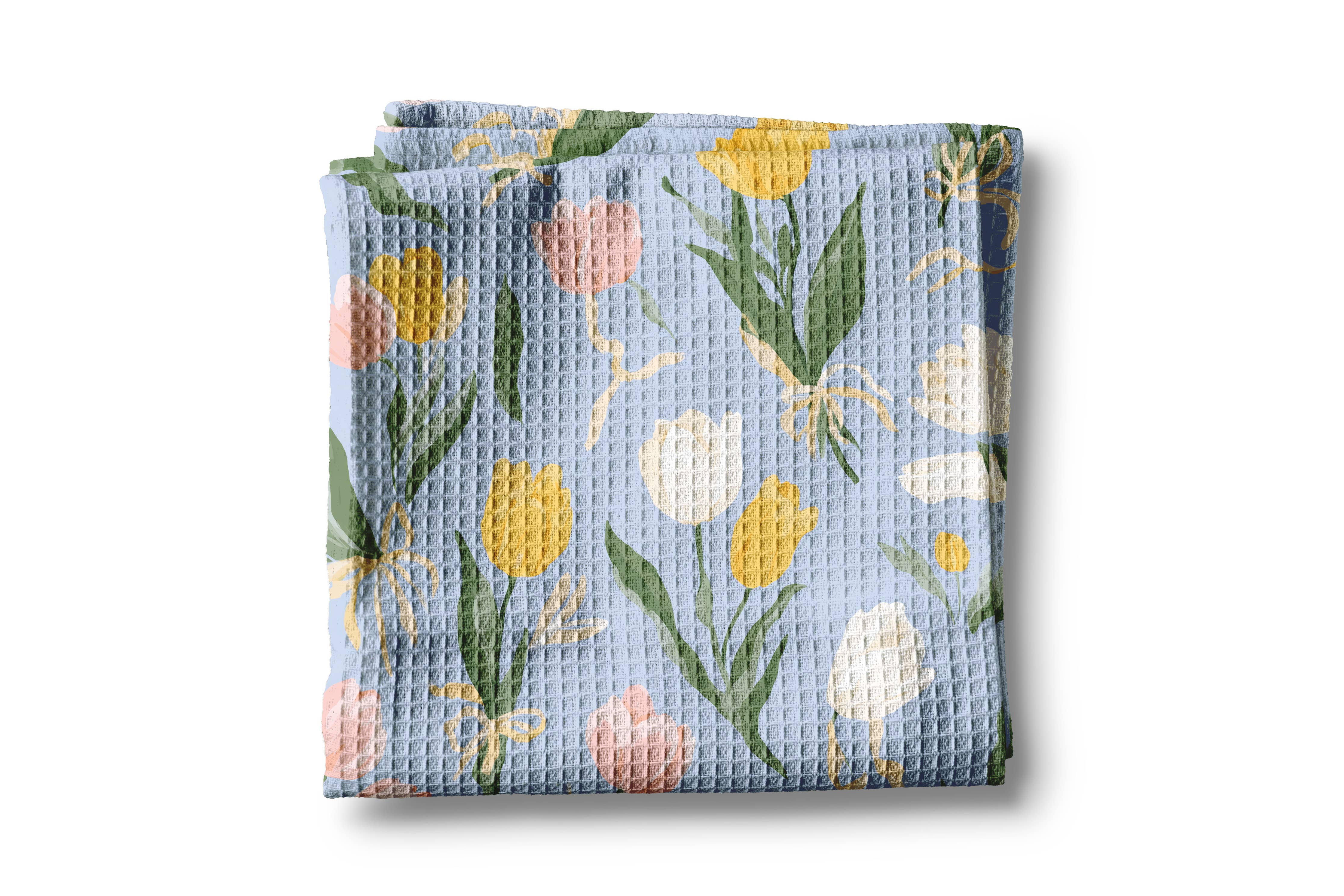 Tulip Bloom Tea Towel