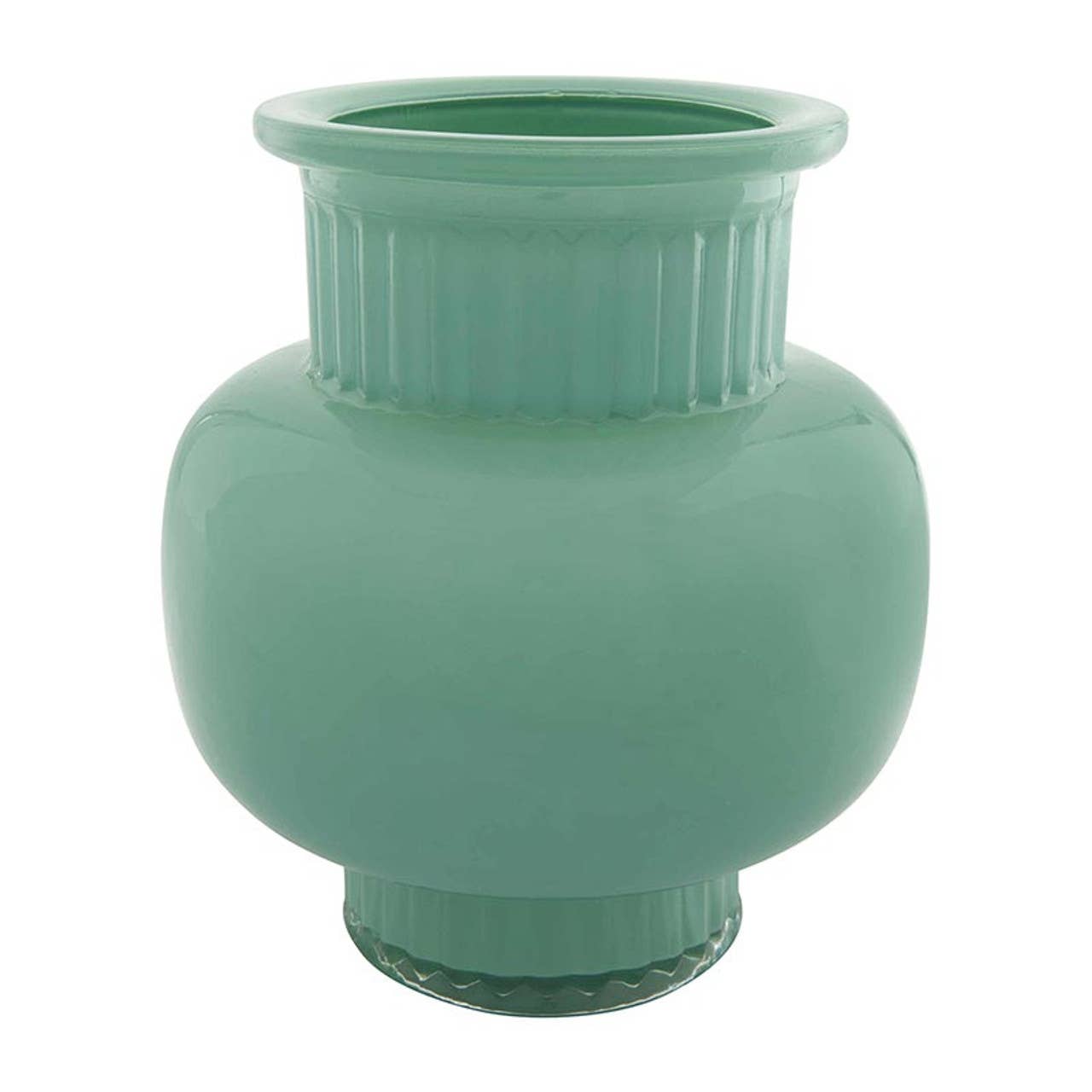 Aqua Hurricane Vase