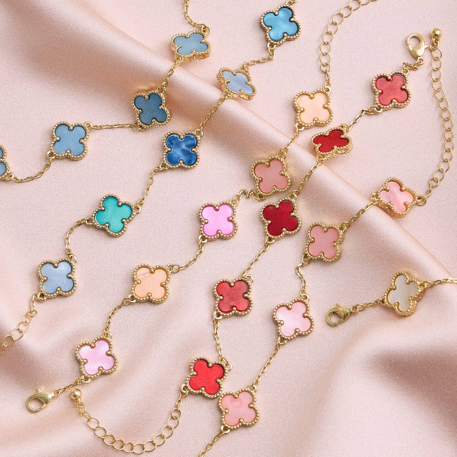 Colorful Shell Charm Bracelet