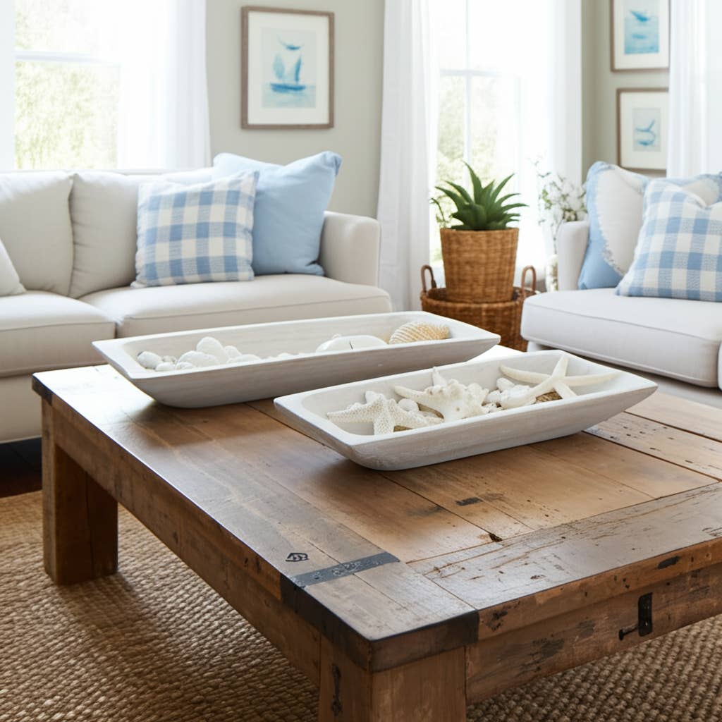 White Wooden Tray