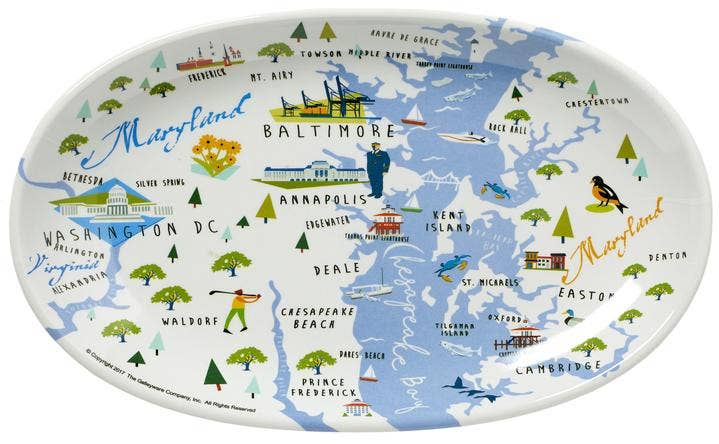 Chesapeake Bay 8.5" Tray
