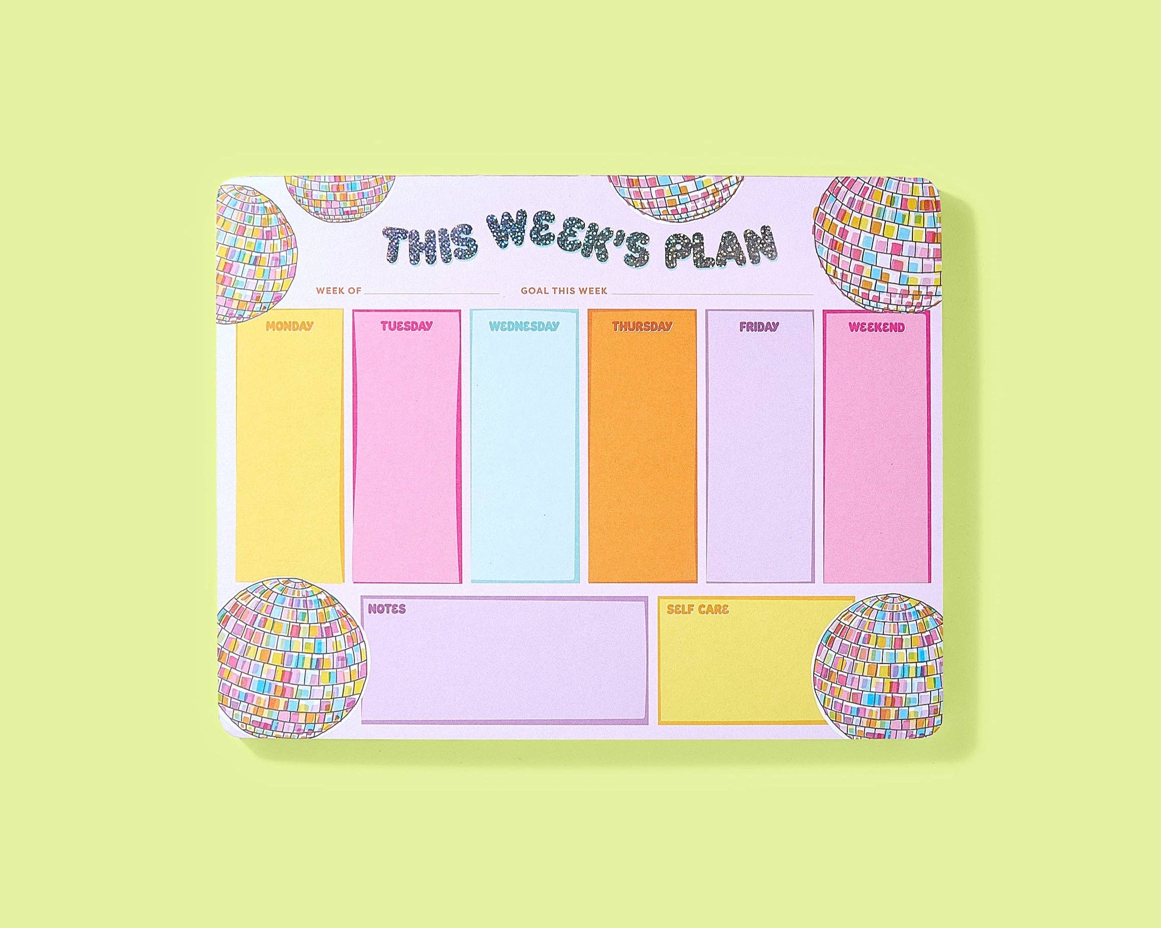 Weekly Planner - Disco Ball