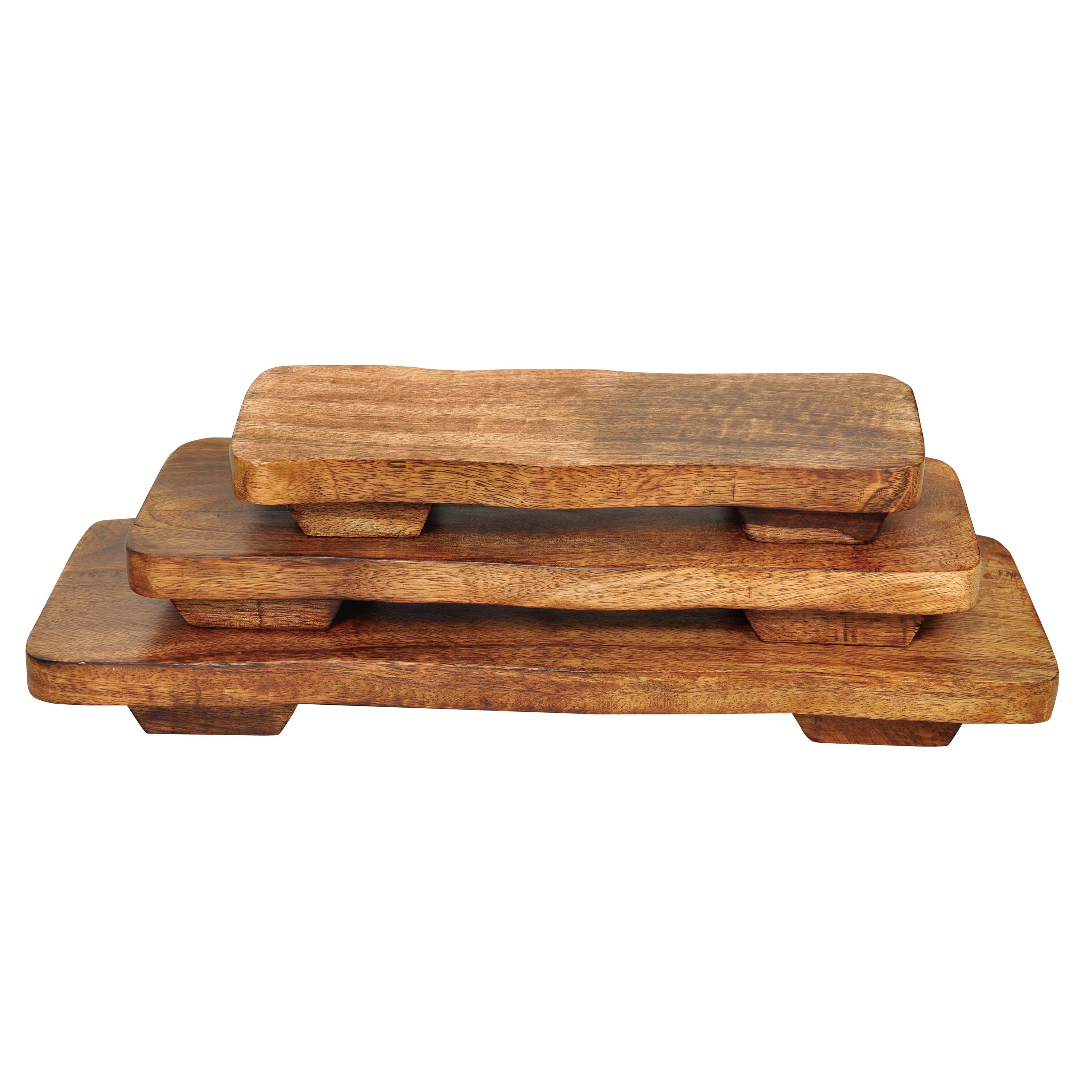 Footed Wood Serving Board