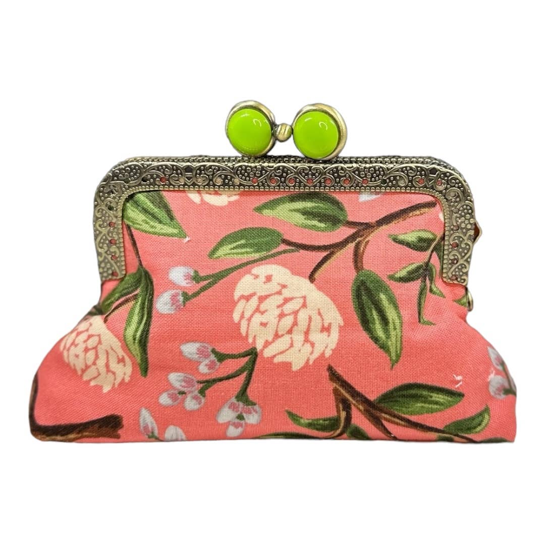 Peony Sorbet Credit Card Clutc
