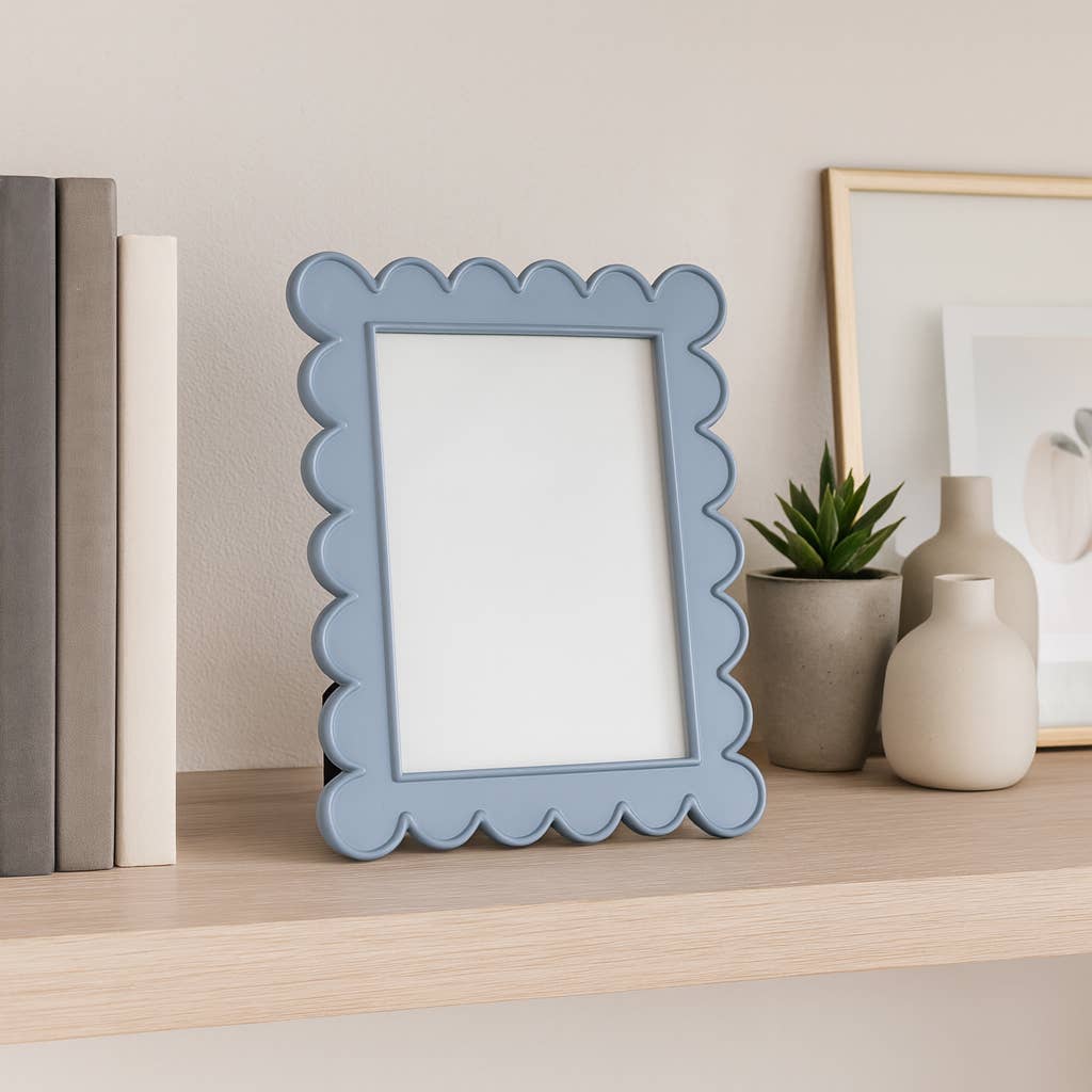 Blue Scallop Photo Frame 5x7 in.