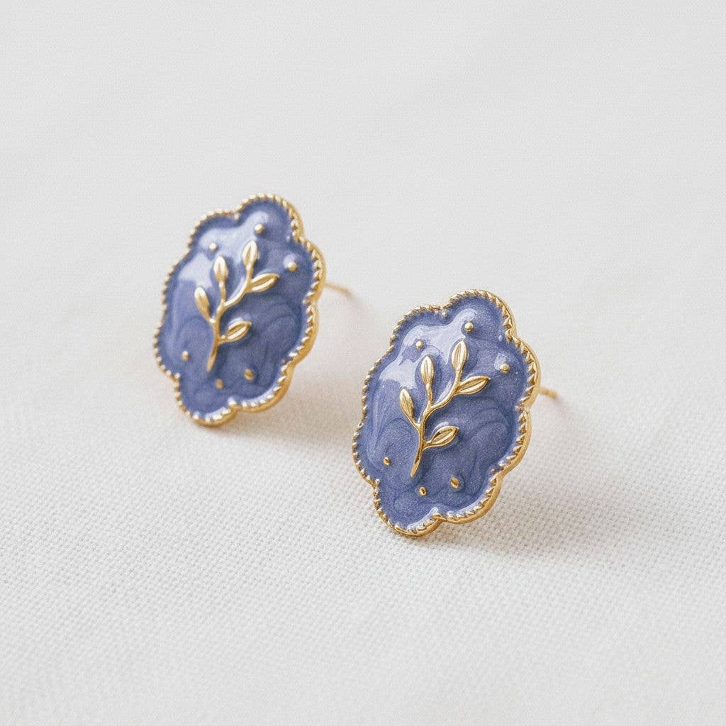 Artistic Floral Earrings