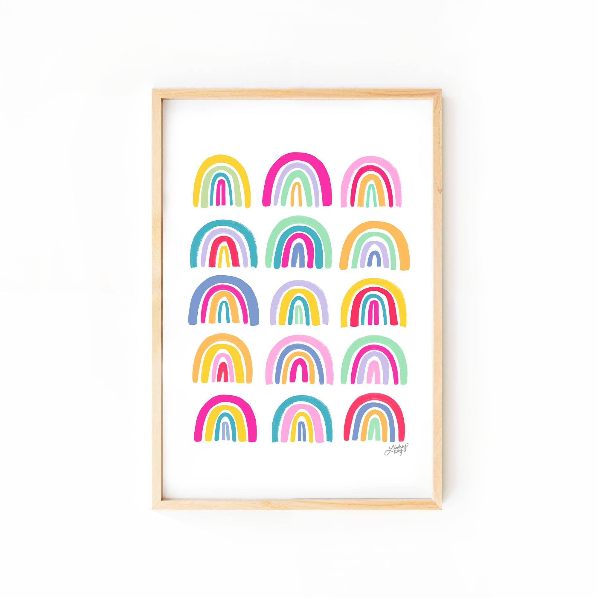 Colorful Rainbows - Art Print