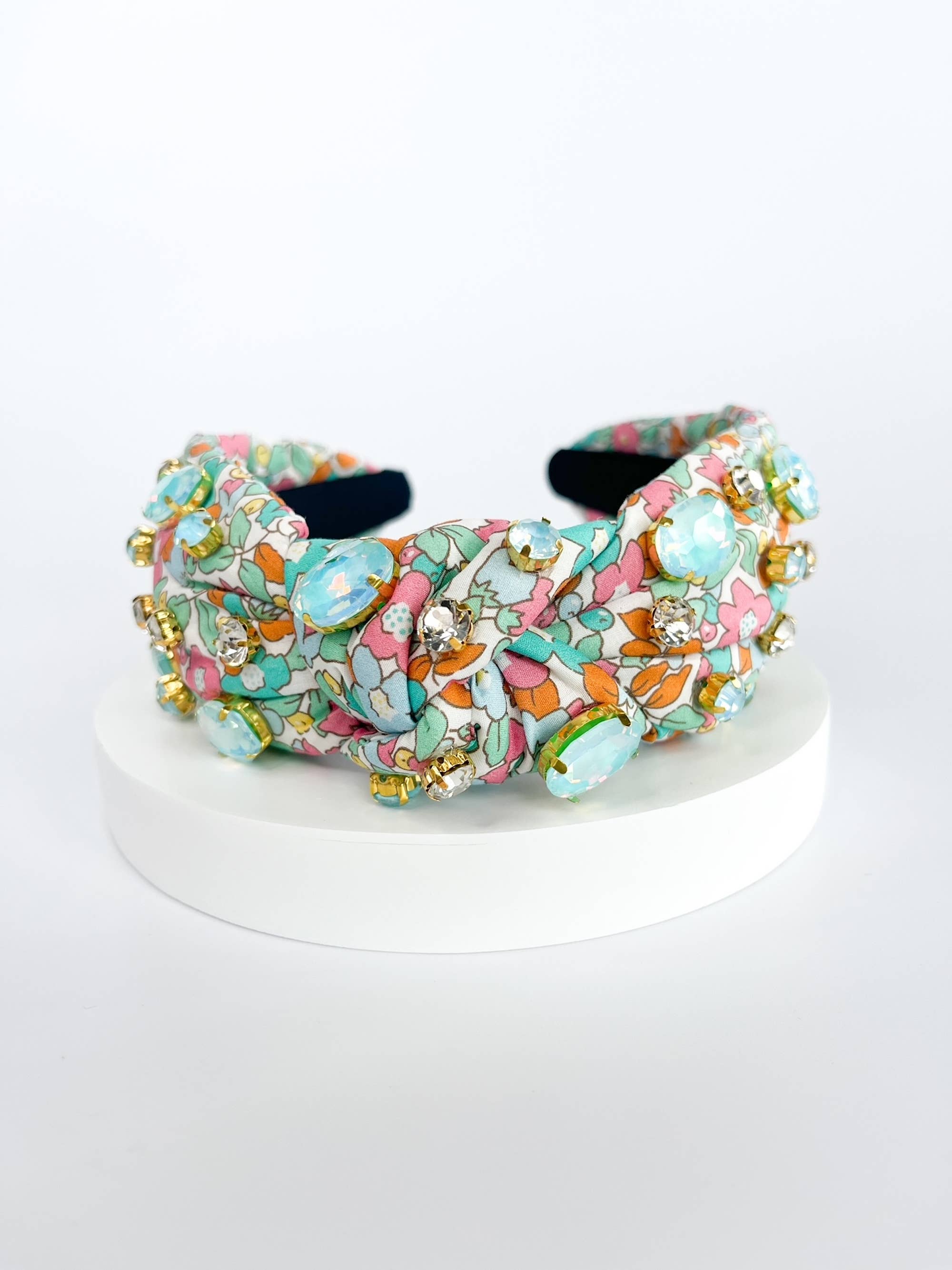 Blue Embellished Headbands