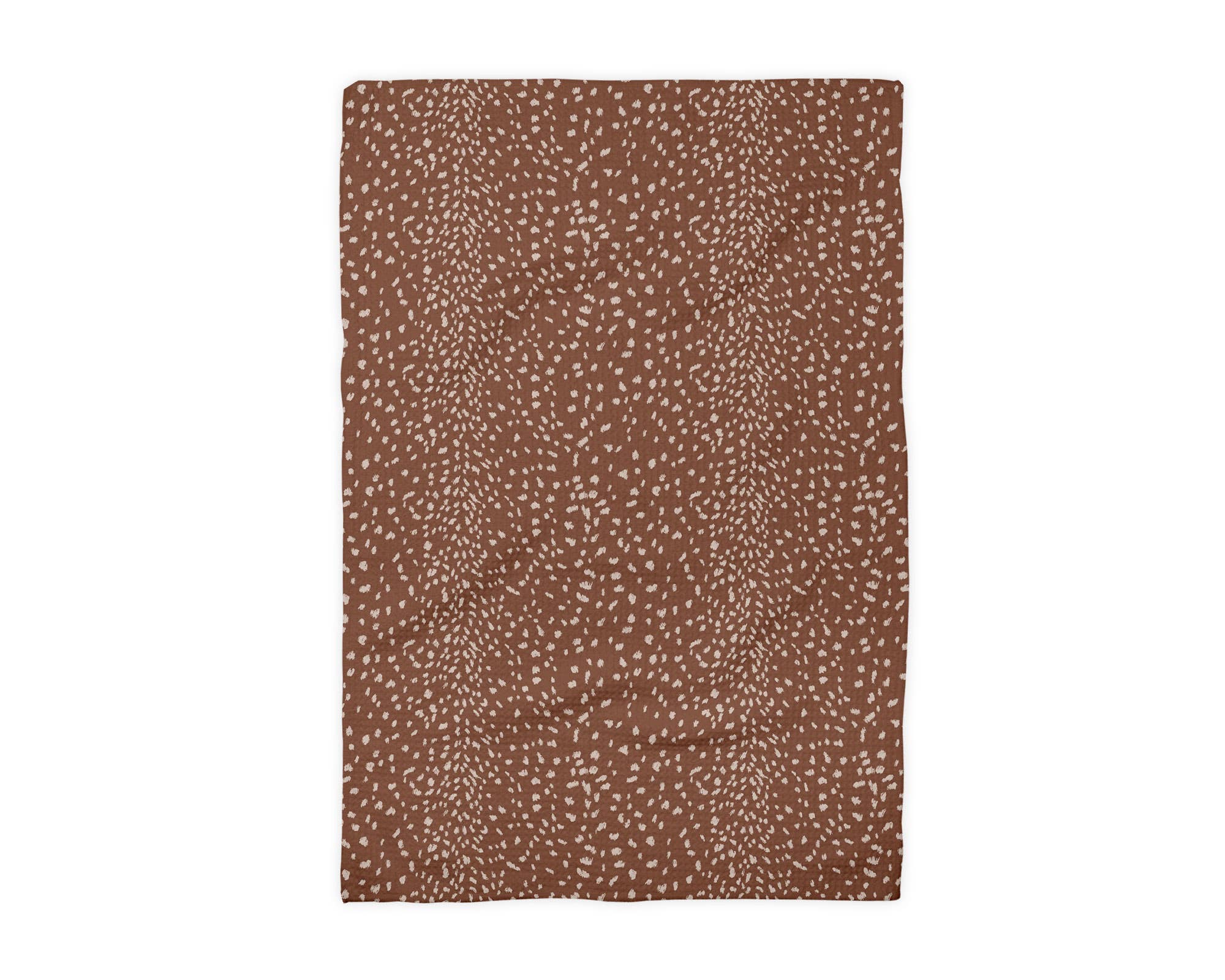 Spotted Fawn Waffle Weave Kitchen Towel