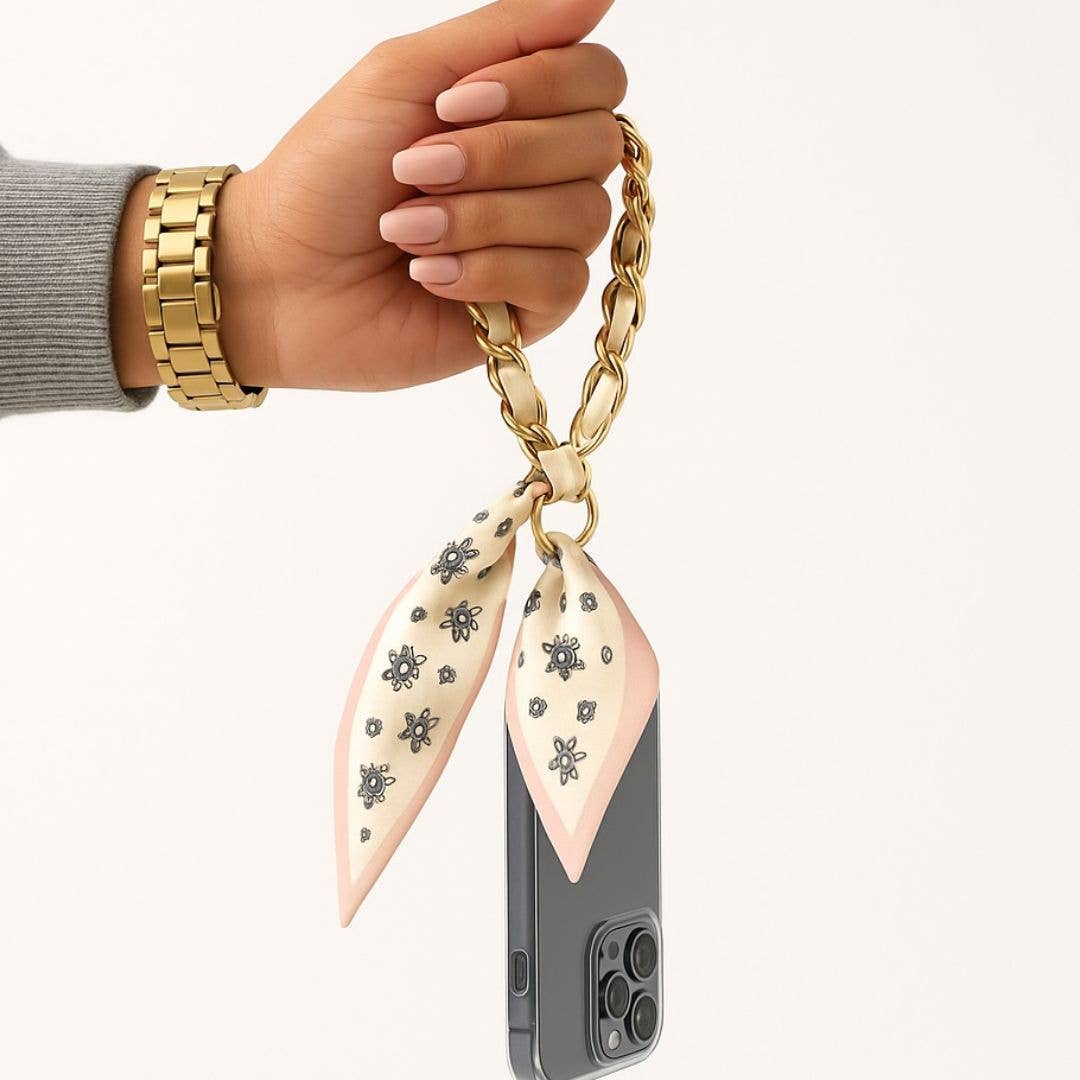 Scarf Wristlet Phone Strap
