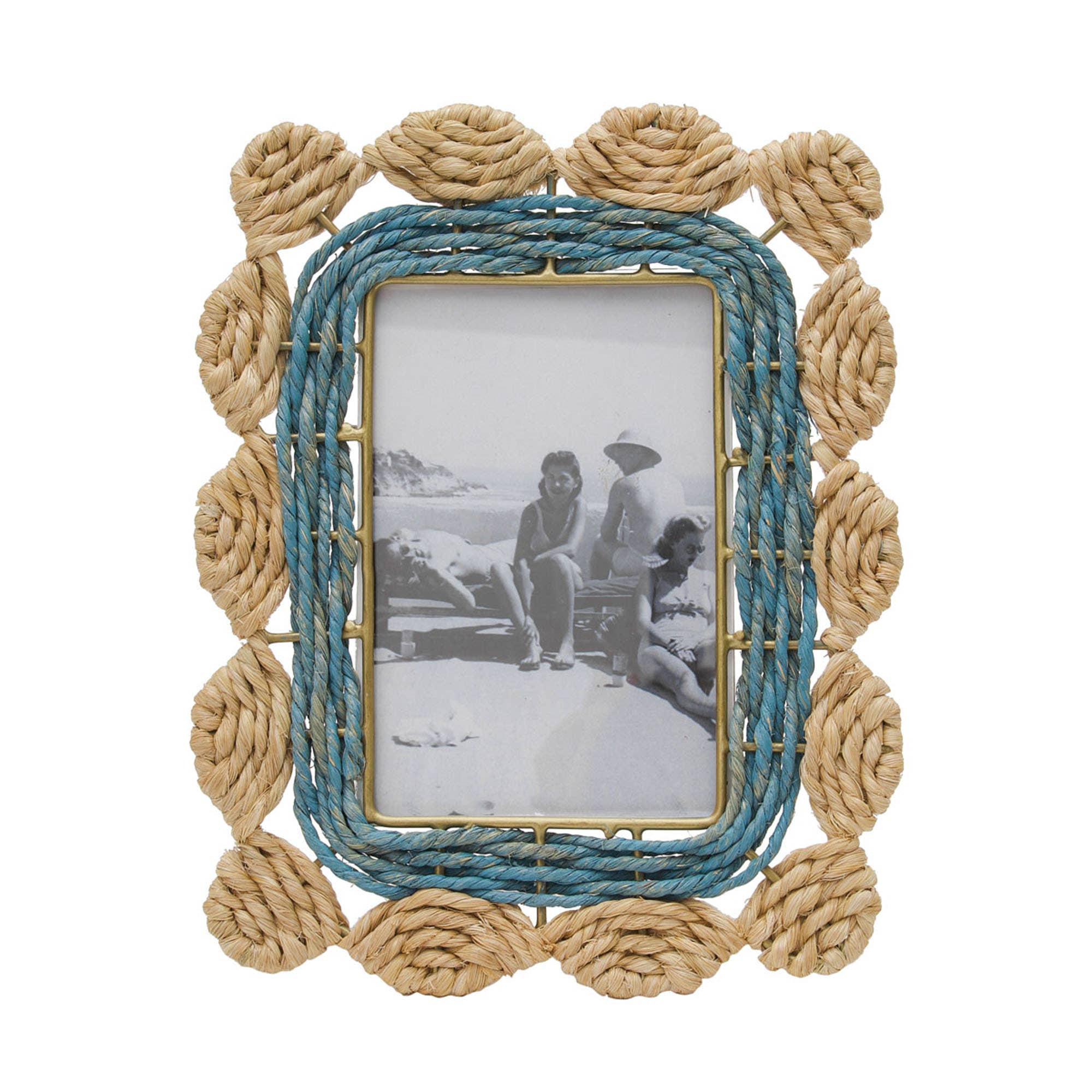 Woven Scallop Picture Frame 4x6