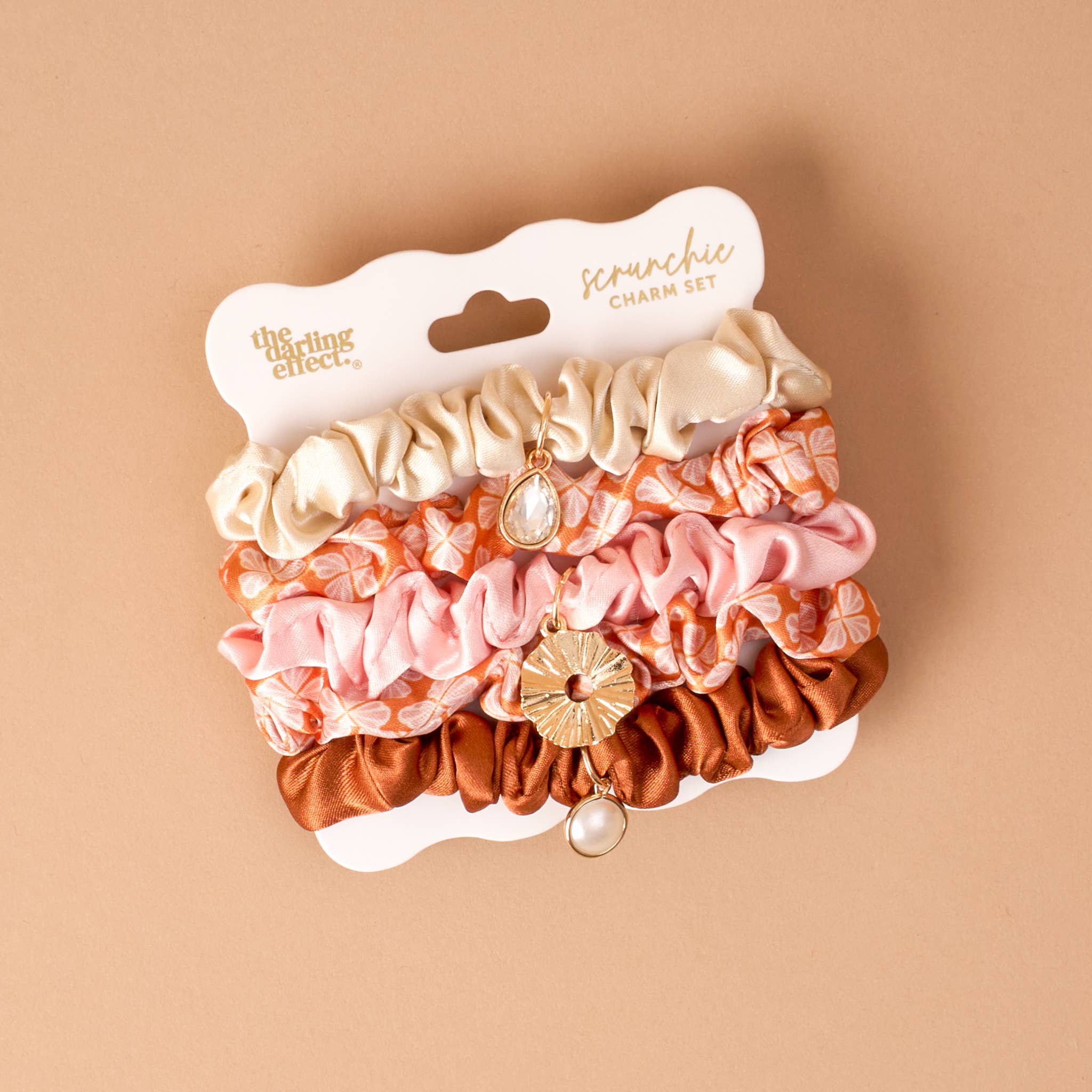 Sienna Spice Scrunchie Charm Set
