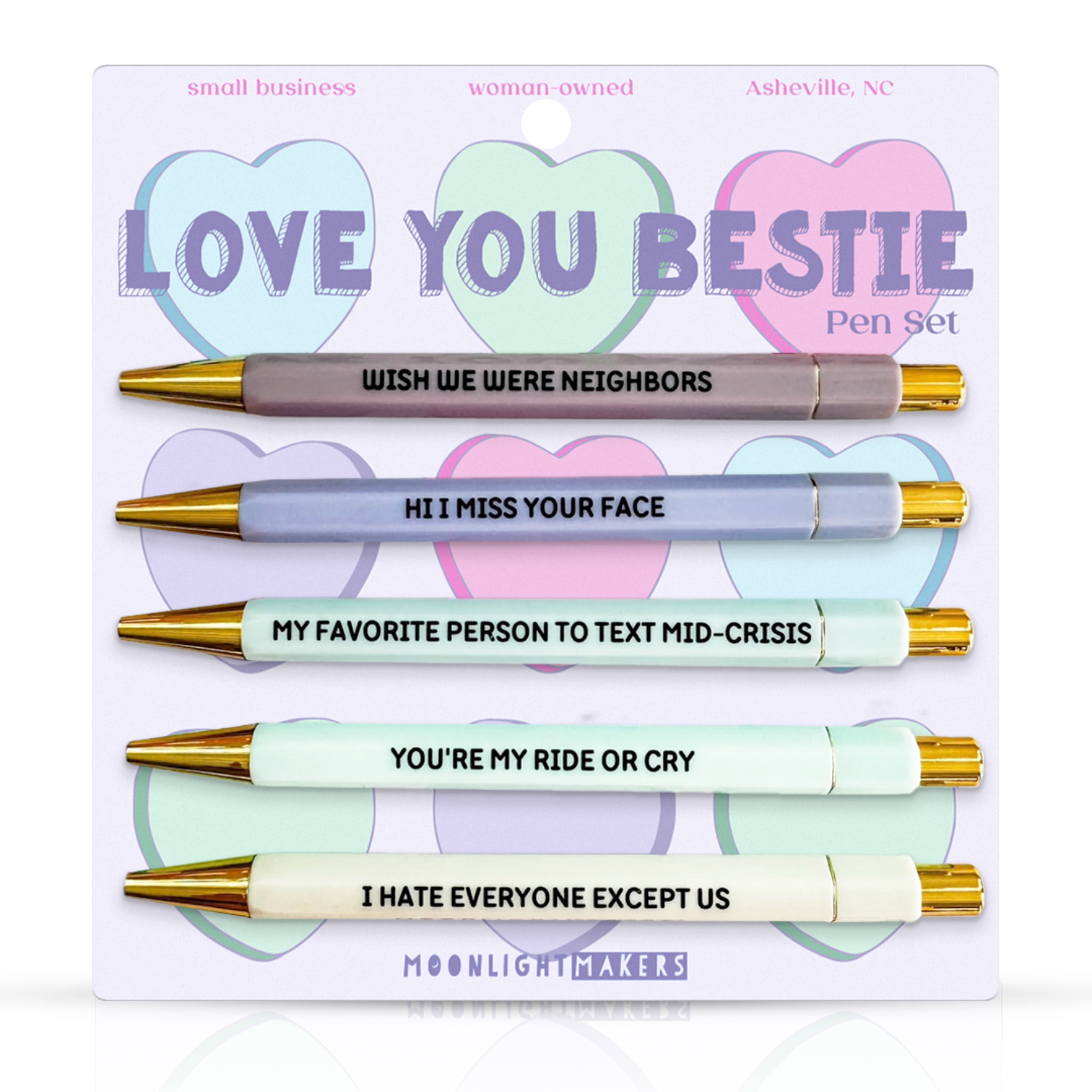 Love You Bestie Pen Set