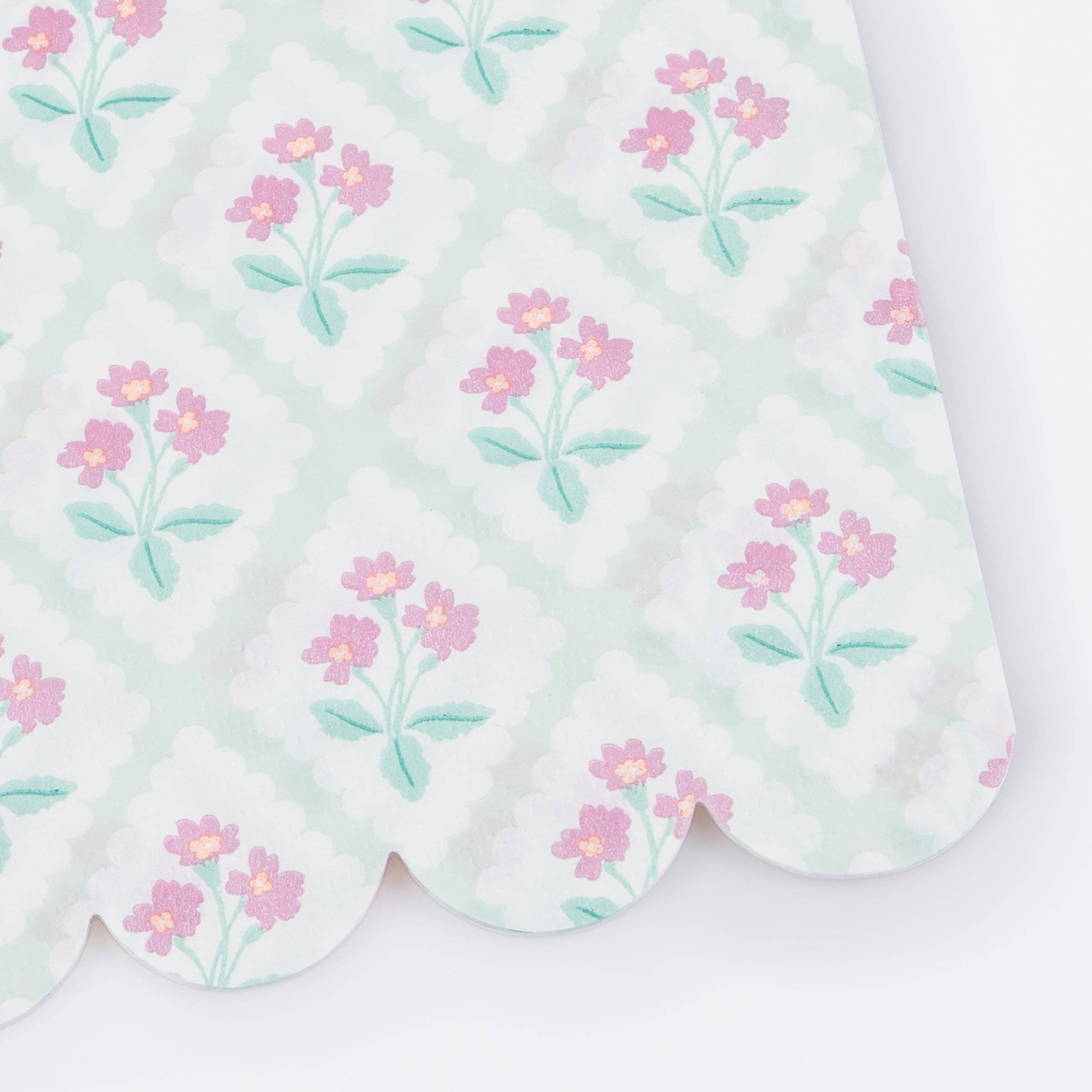 Bloomsbury Floral Paper Guest Towels