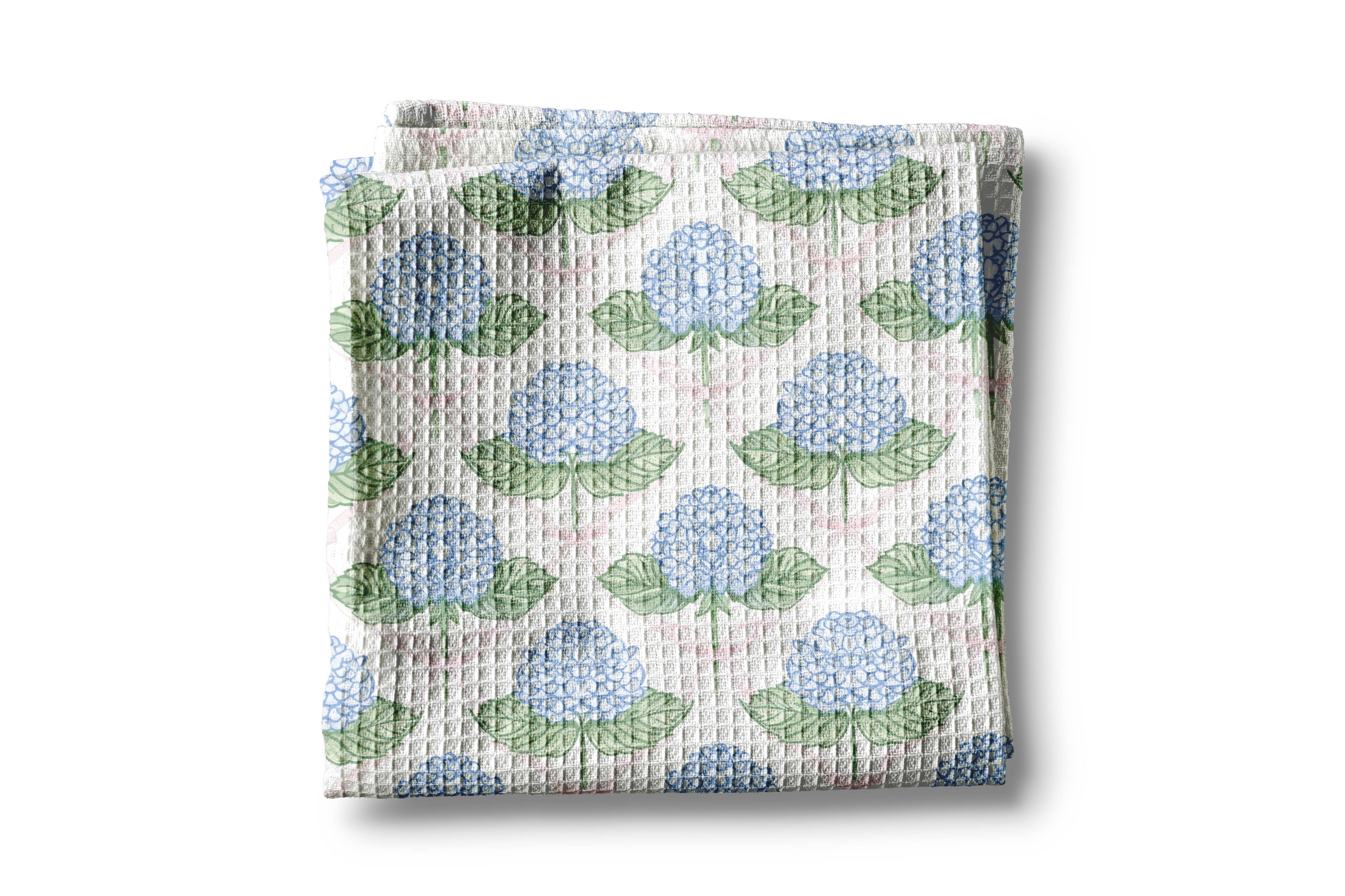 Hydrangea Flower Kitchen Towel
