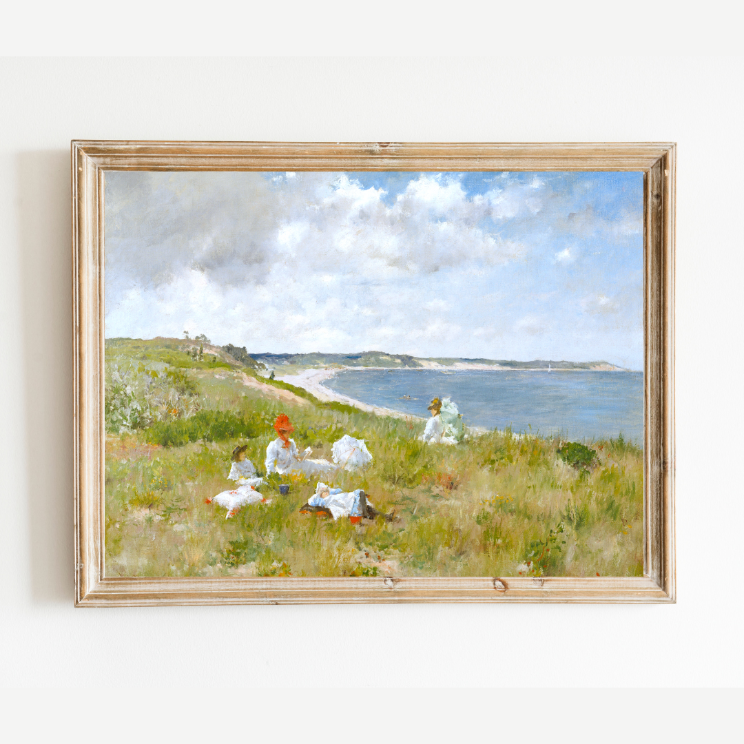 Idle Hours Coastal Landscape Print 8x10