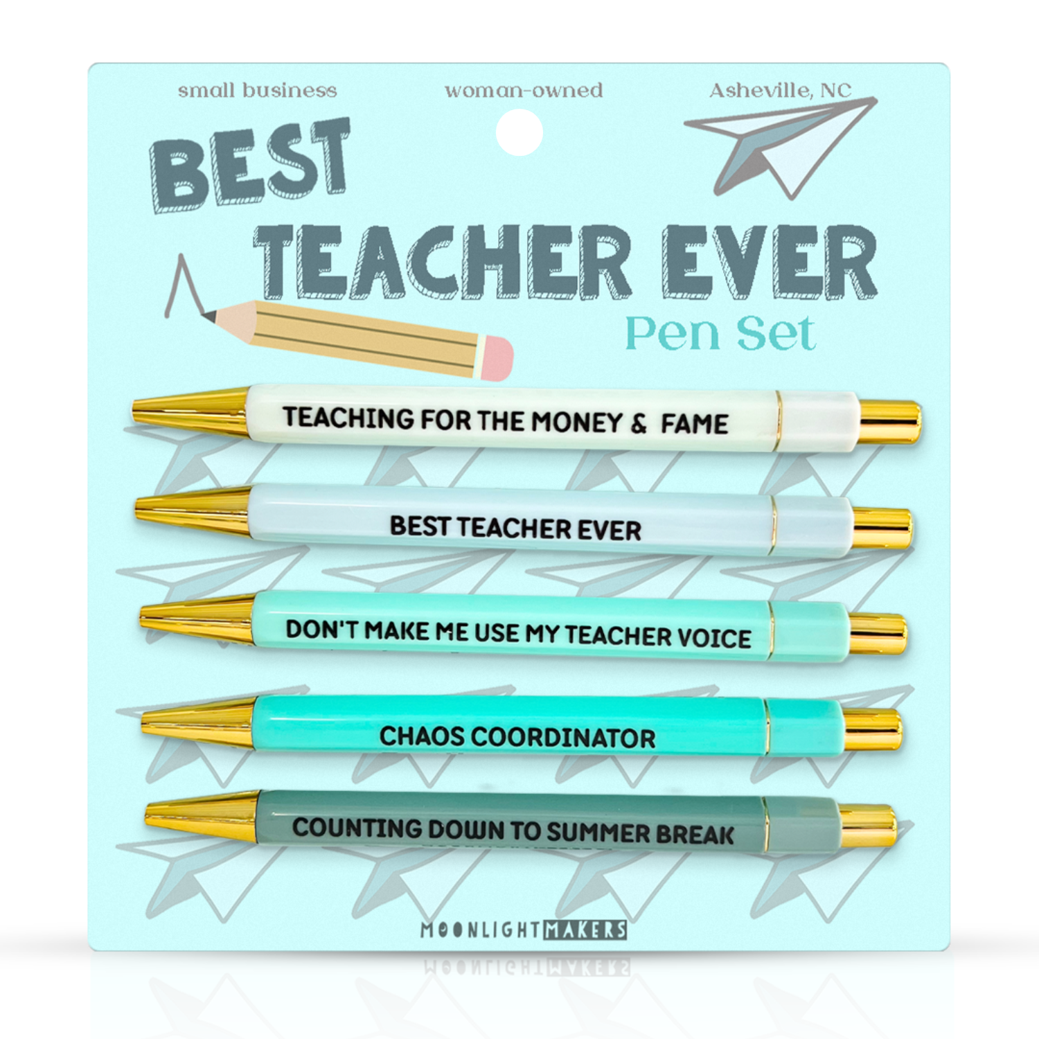 Best Teacher Ever Pen Set