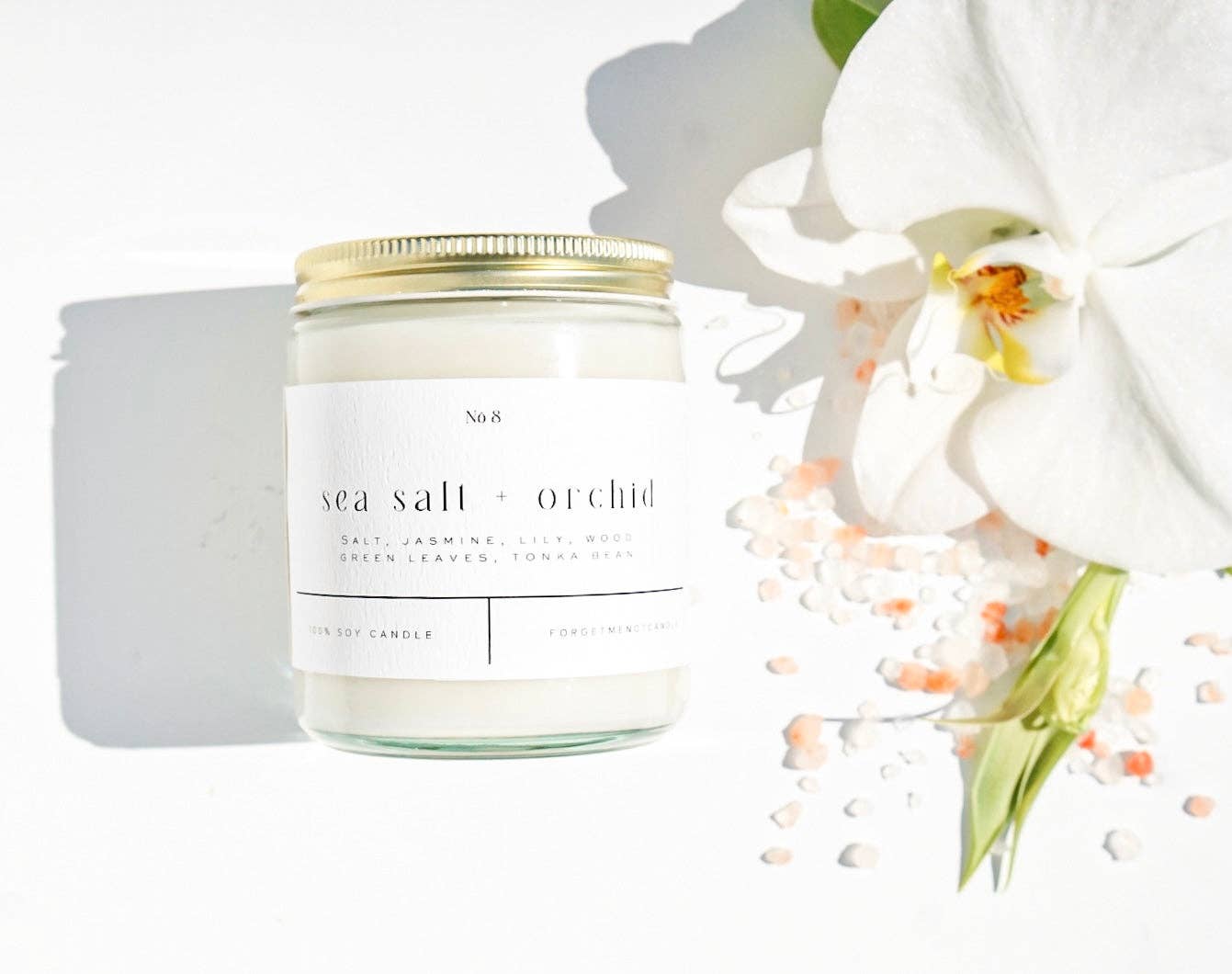 Sea Salt + Orchid 9 oz Candle