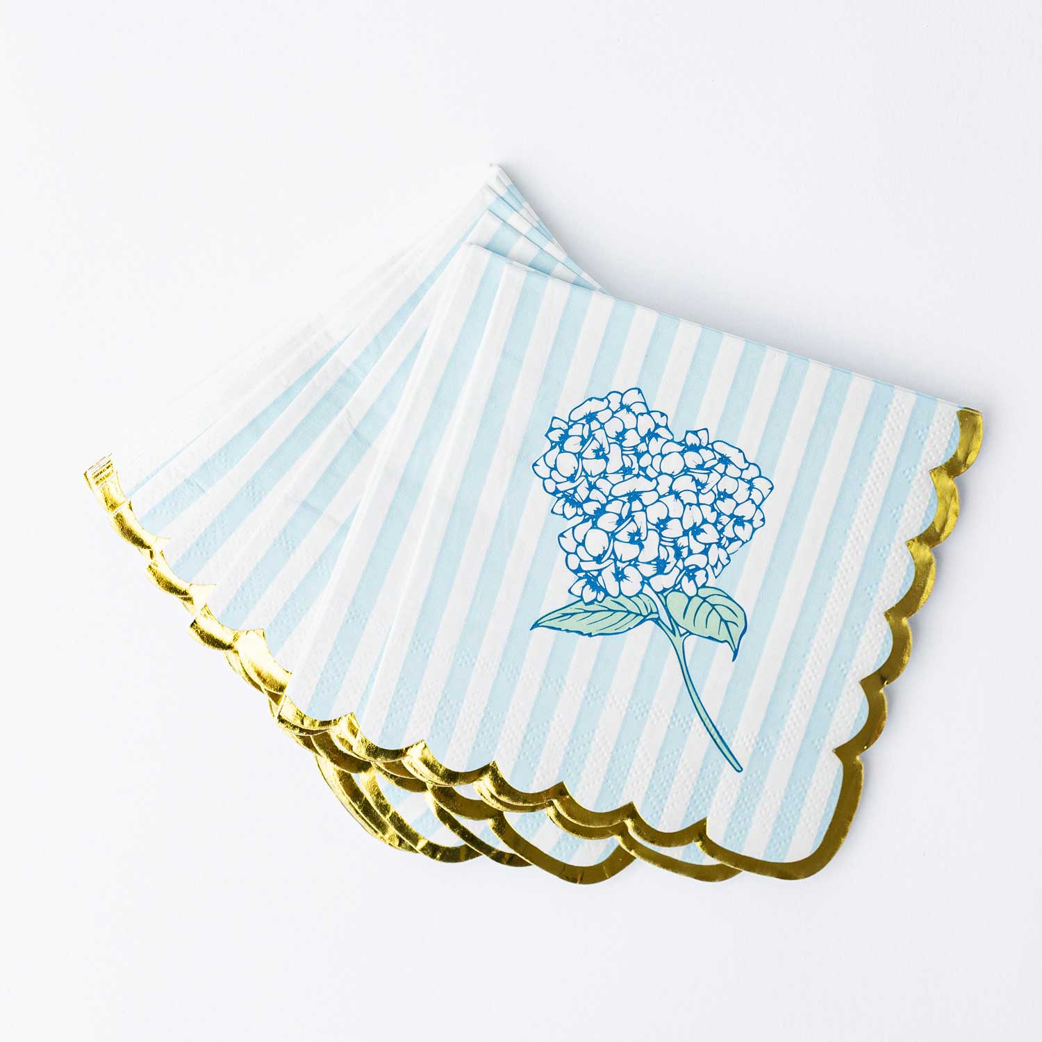 Hydrangea Paper Cocktail Napkins