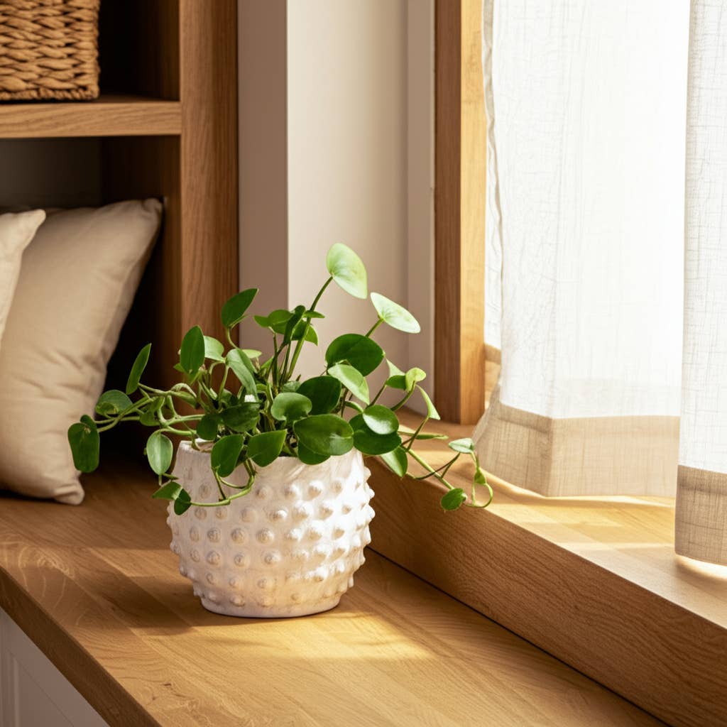 Terracotta Round Bubble Planter