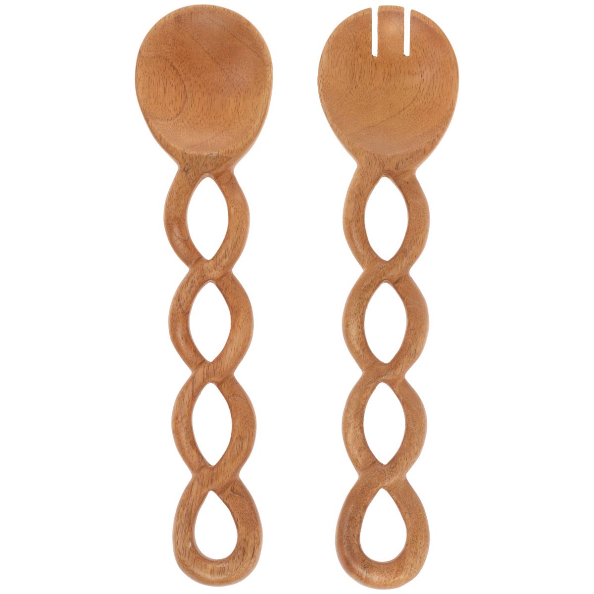 Braided Mango Wood Serving Set