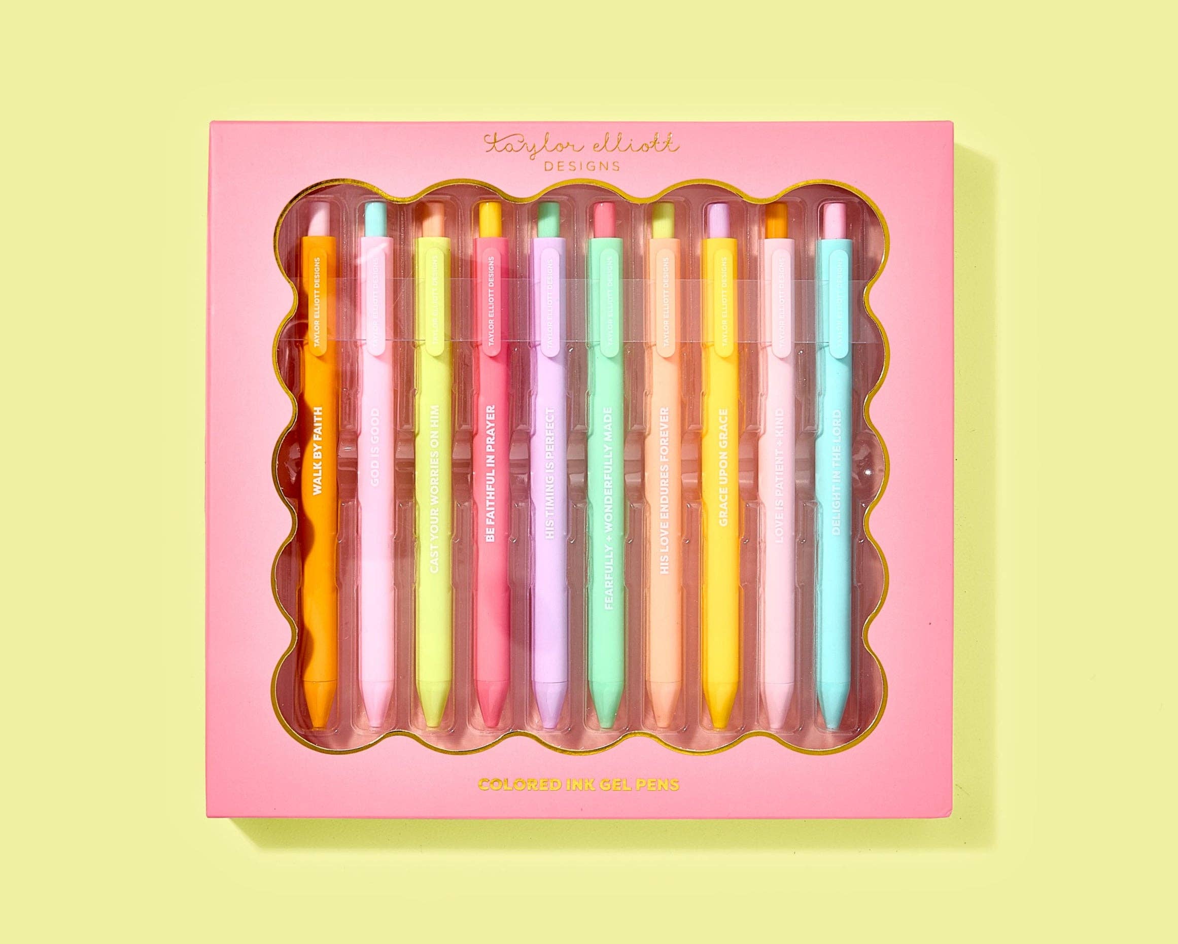 Motivational Gel Pen Set -  Faith