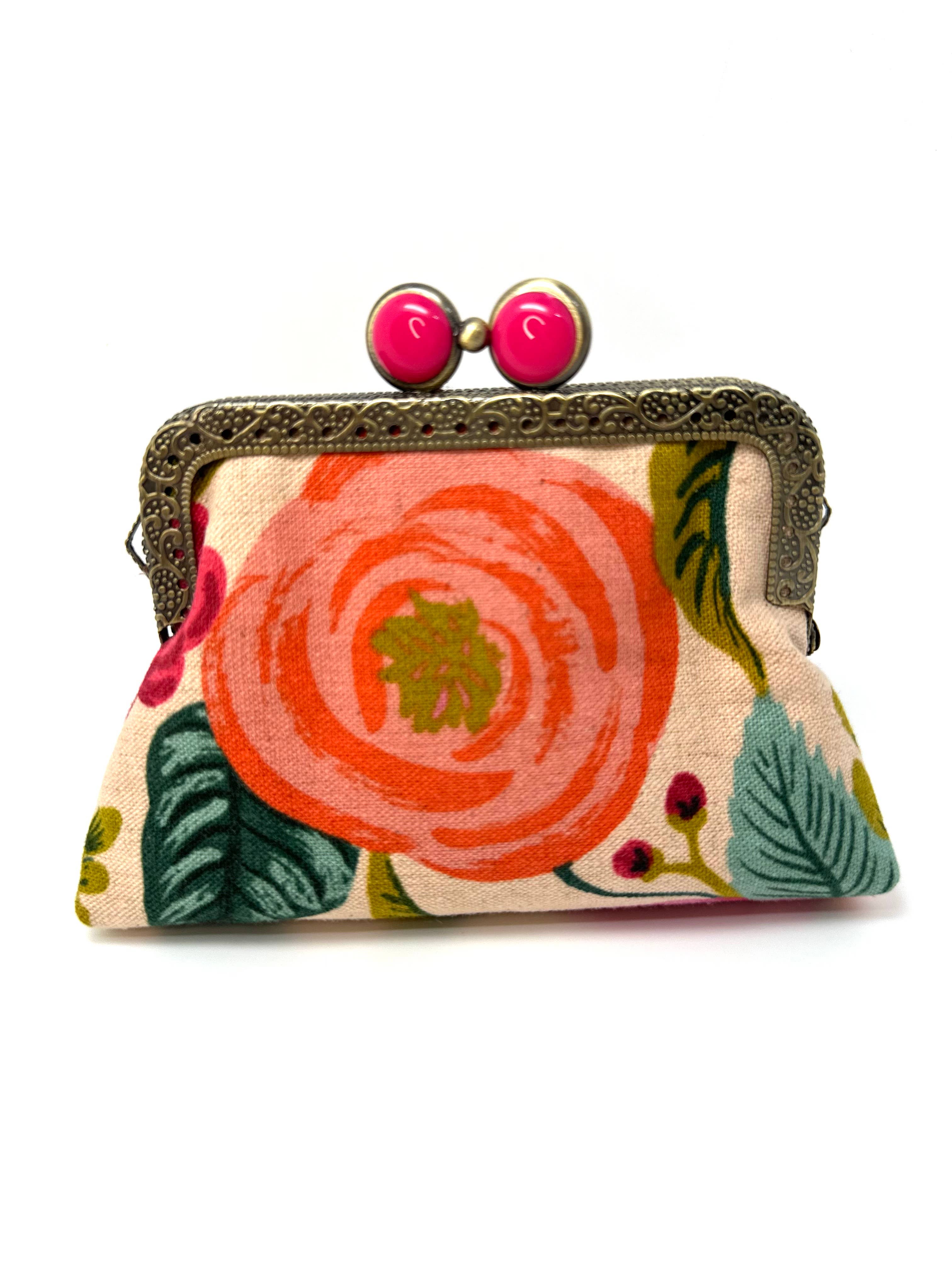 Joliet Rose Cream Credit Card Clutch