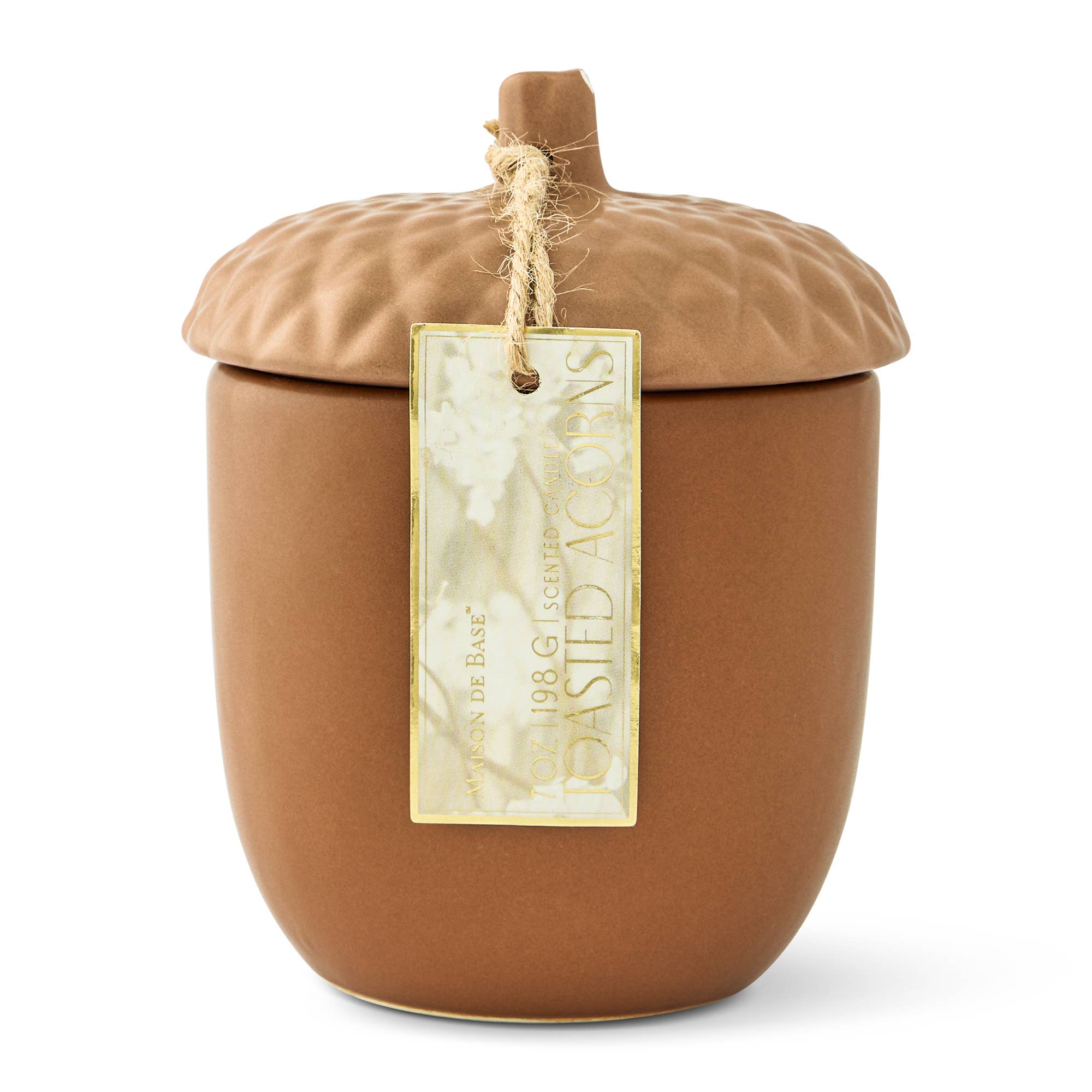 Acorn Shaped Ceramic Candle