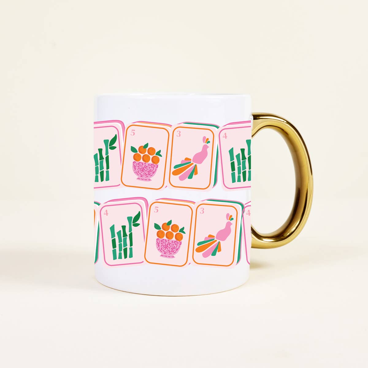 Mahjong Tiles Ceramic Mug
