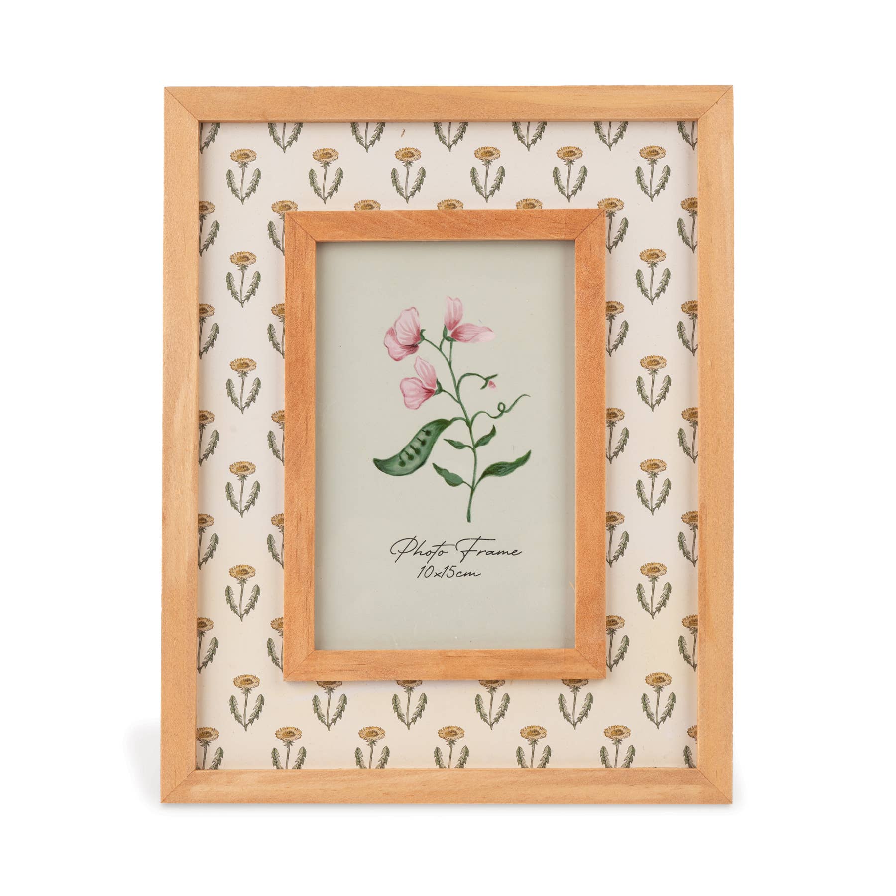 Daisy Patch Photo Frame 4x6