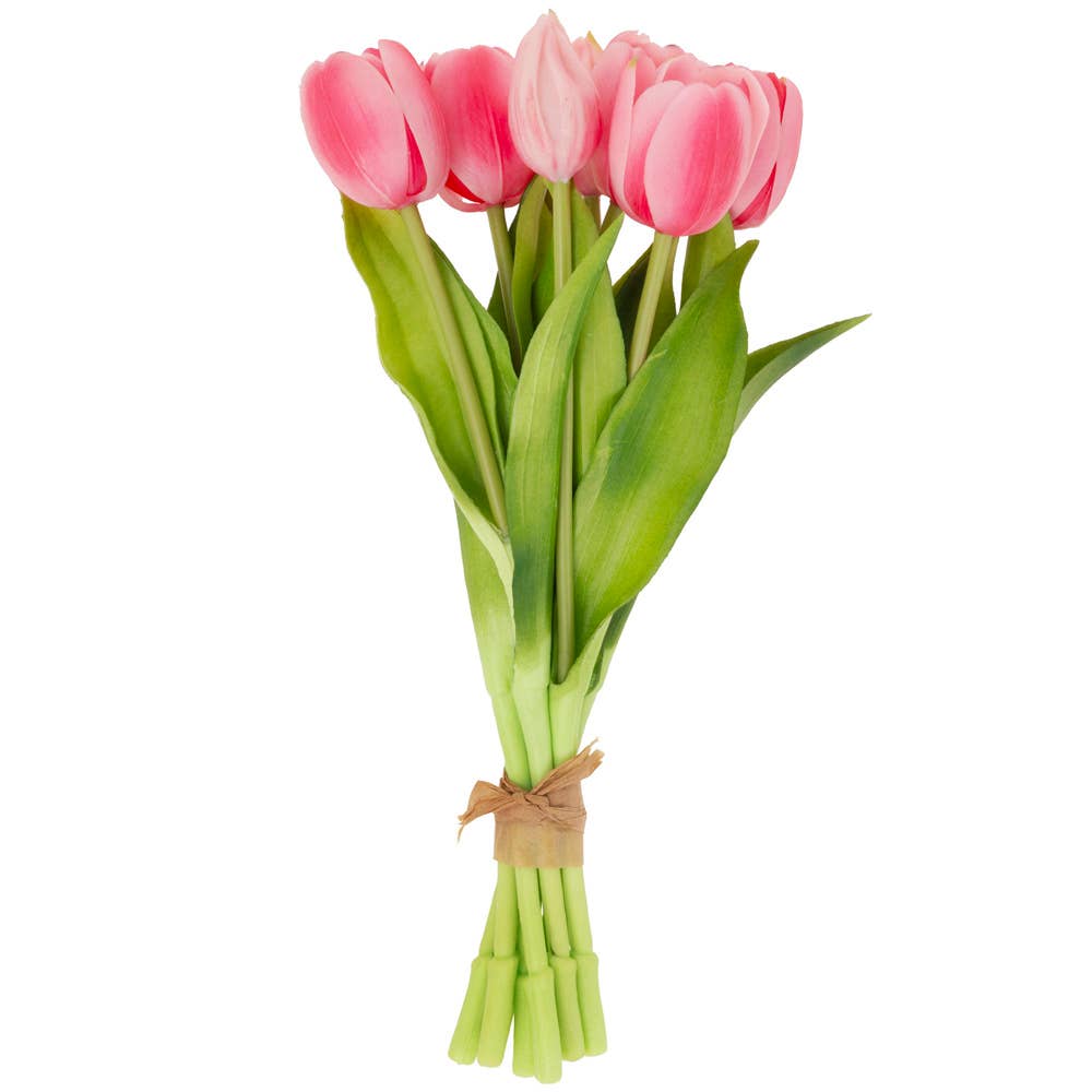 Faux Tulip Bundle 12.5" - Pink