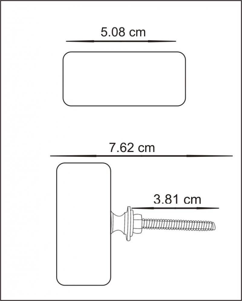 Brass and Marble Stone Pull