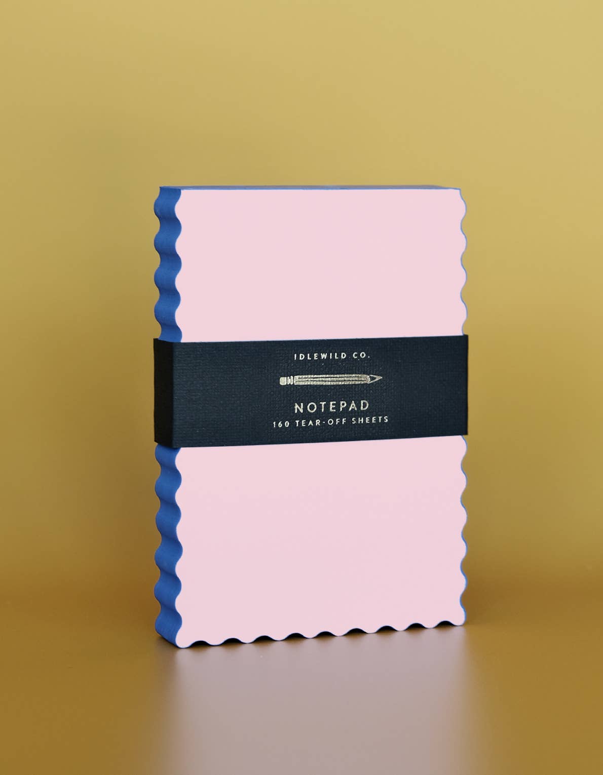 Mini Wave Notepad - Peach + Indigo