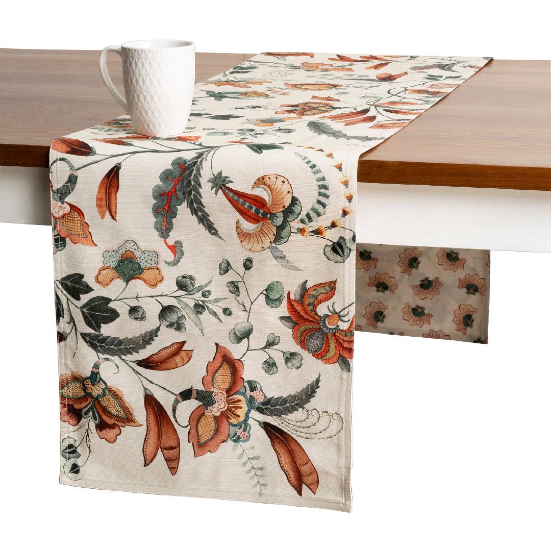 Dalida Fall Double-Layer Cotton Table Runner